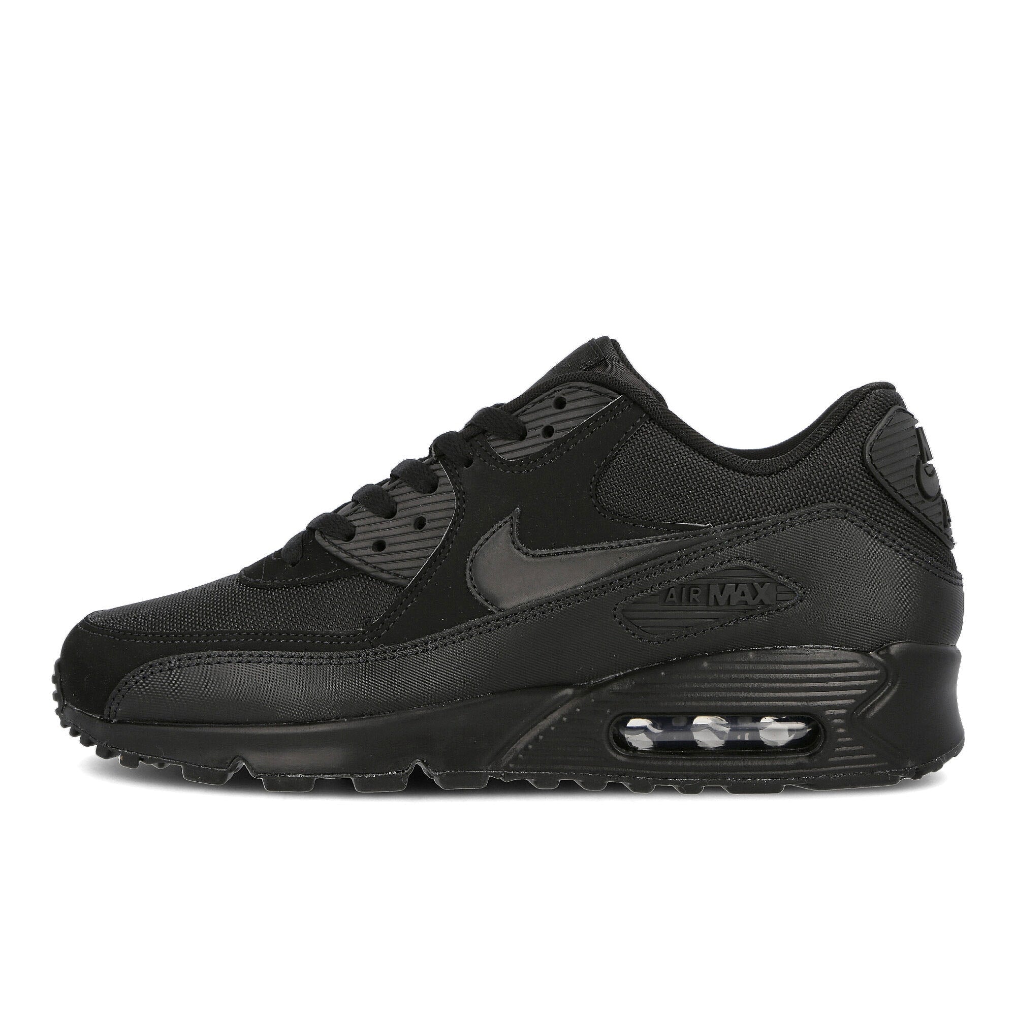 Nike air max 90 essential Black Low Top Sneakers 537384 090 | Overkill