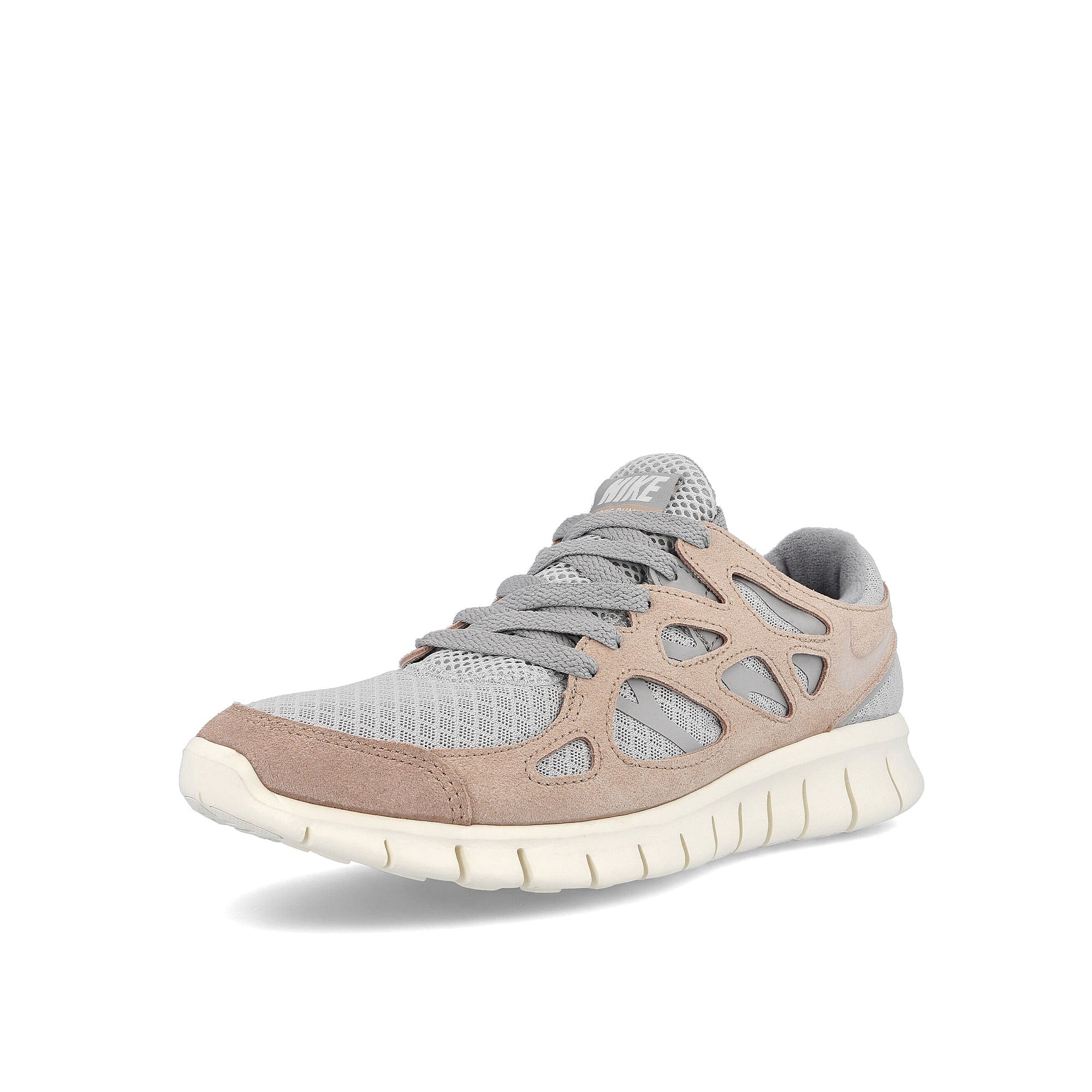 Nike free run 2 Pure Platinum-Fossil Stone - Wolf Grey Sneakers Close Up | Overkill