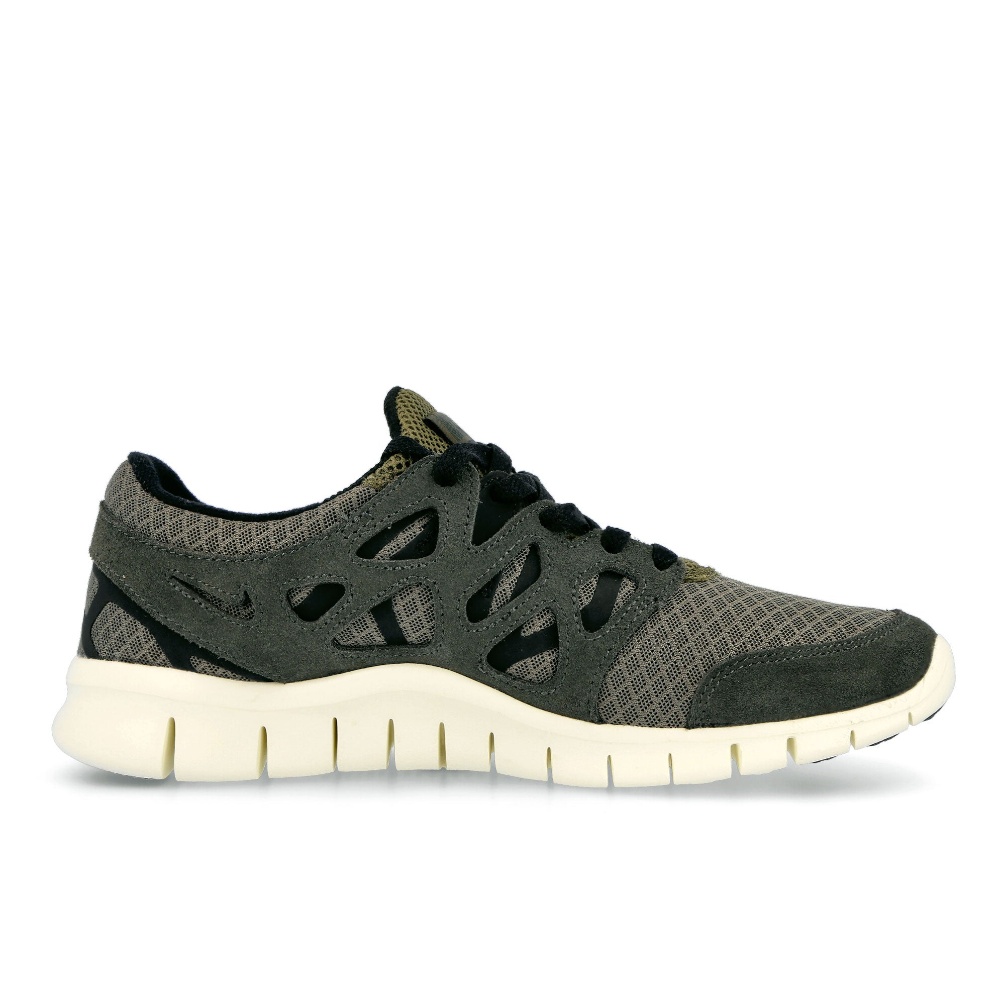 Nike free run 2 Sequoia-Black - Medium Olive - Sail Sneakers Silhouette | Overkill