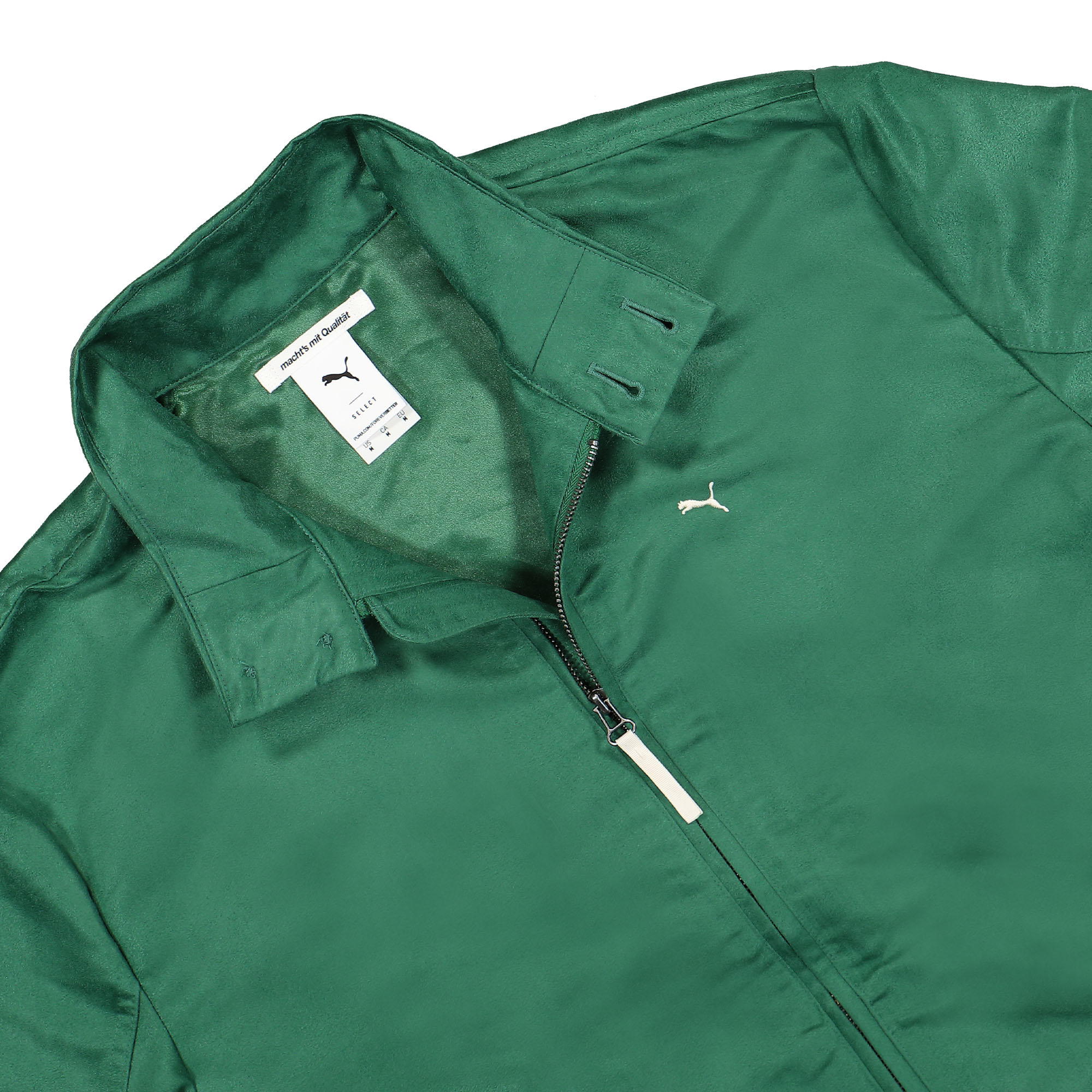 Puma MMQ Fast Green Harrington Jacket Vine Bomber & Varsity Jackets Material | Overkill