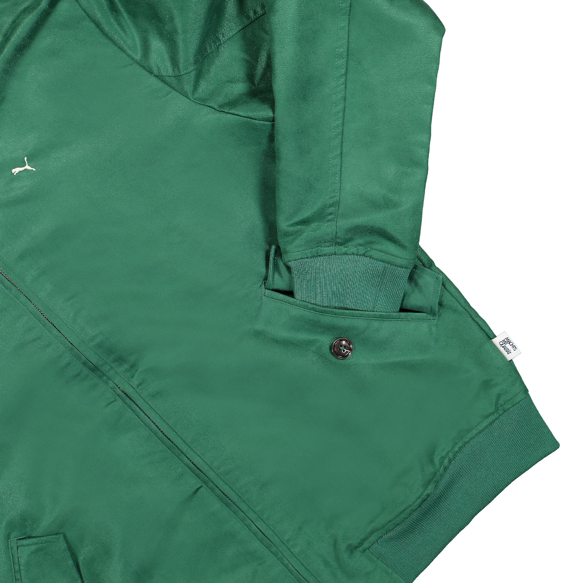 Puma MMQ Fast Green Harrington Jacket Vine Bomber & Varsity Jackets Detailfoto | Overkill
