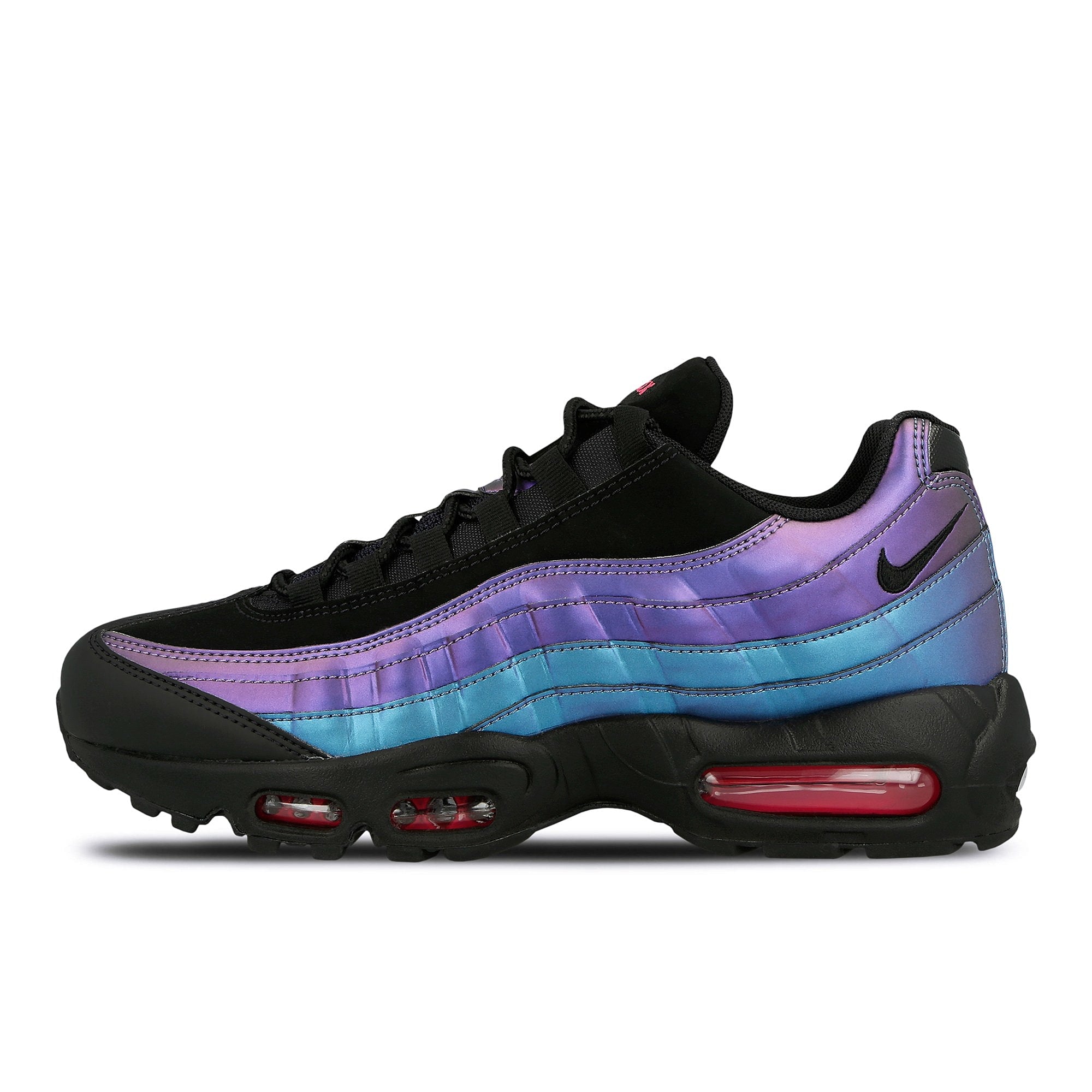 Nike air max 95 premium Black-Black - Laser Fuchsia Sneakers 538416 021 | Overkill