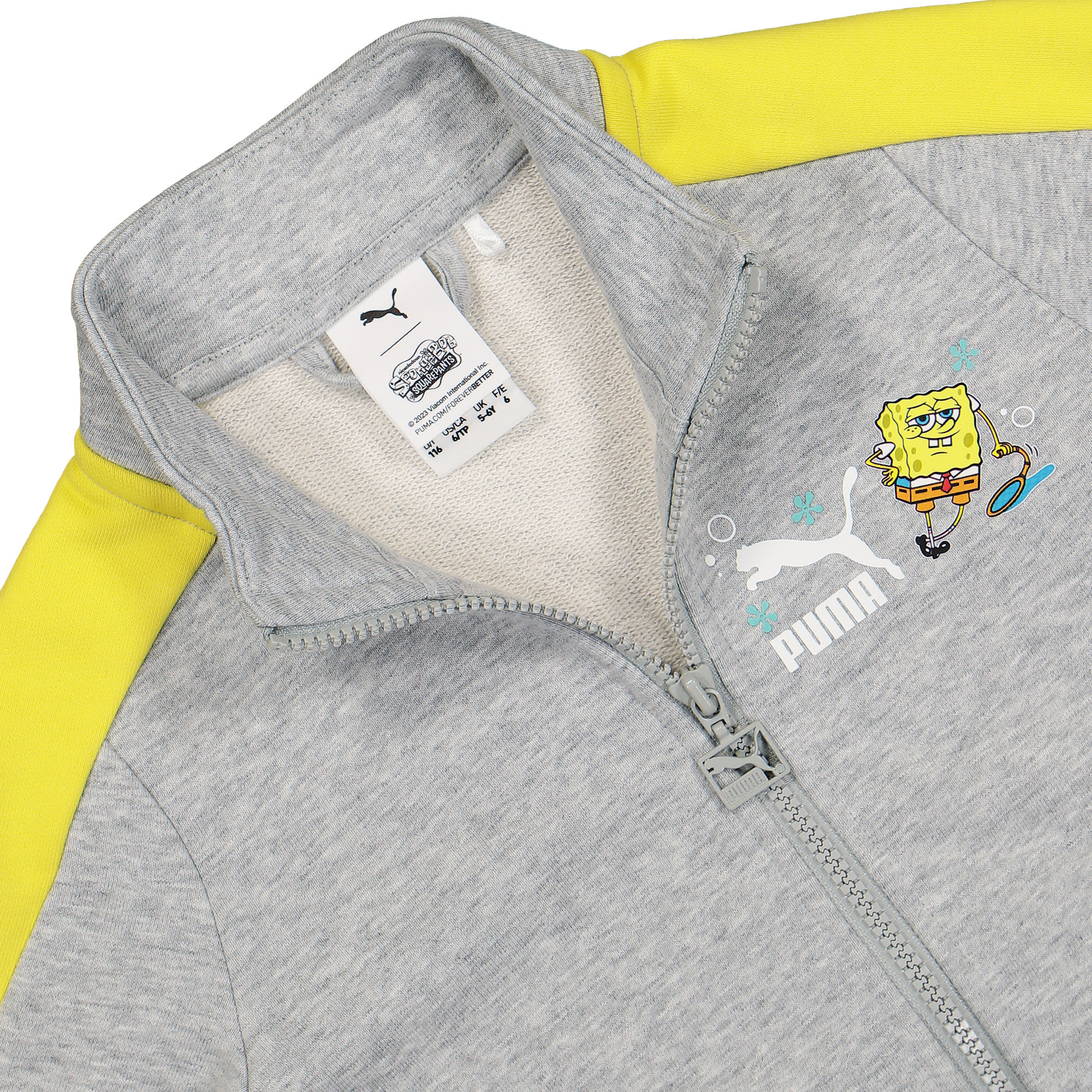 Puma T7 Track Jacket Light Gray Heather Track Jackets Close-up | Overkill