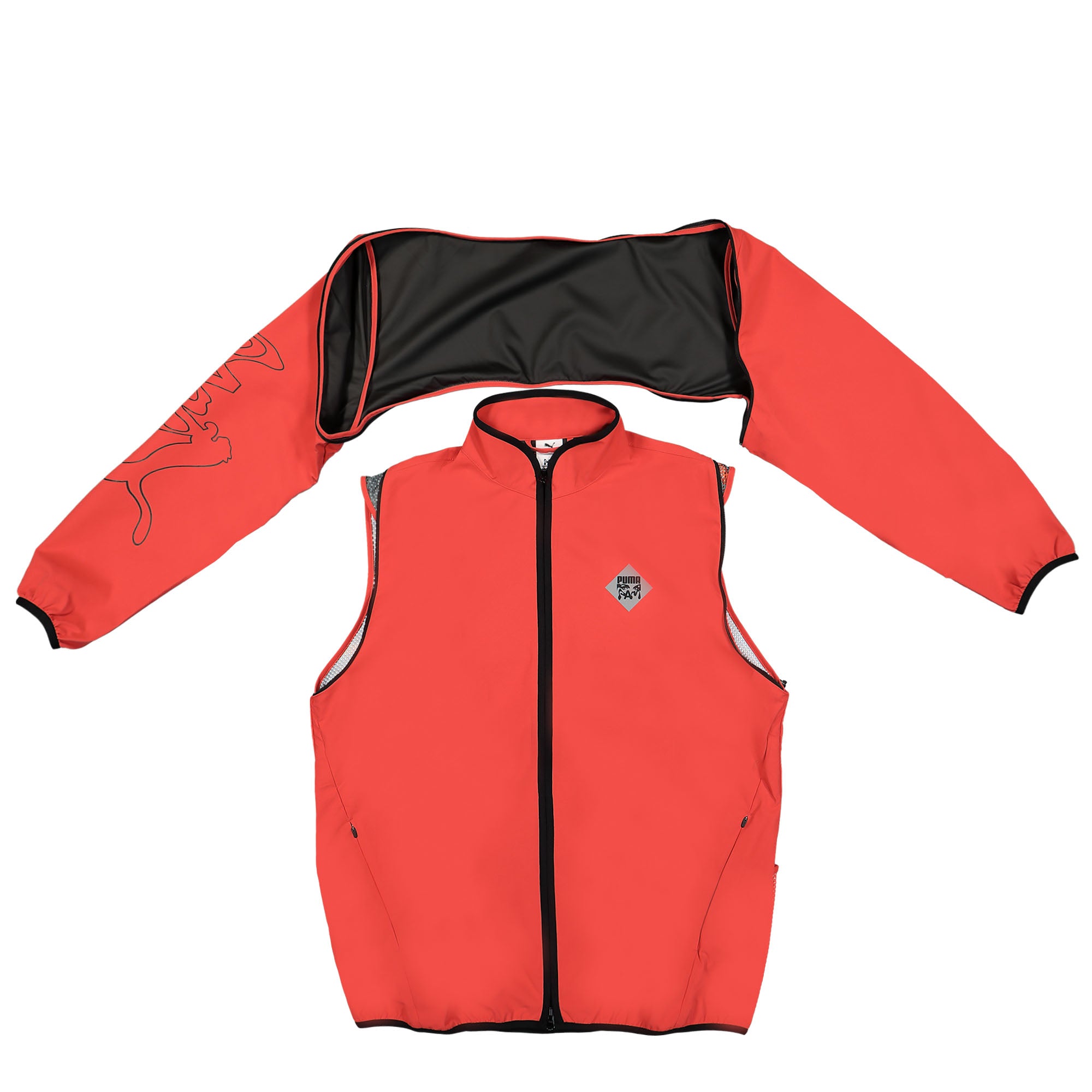 Puma PAM X Puma Zip-Off Jacket Hibiscus Jackets Close-up | Overkill
