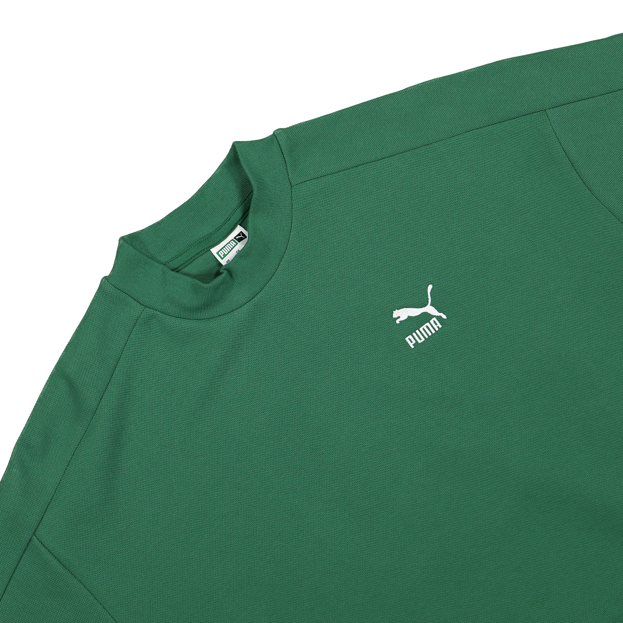 Puma T7 Mock Neck Crew Vine Sweatshirts Close-up | Overkill