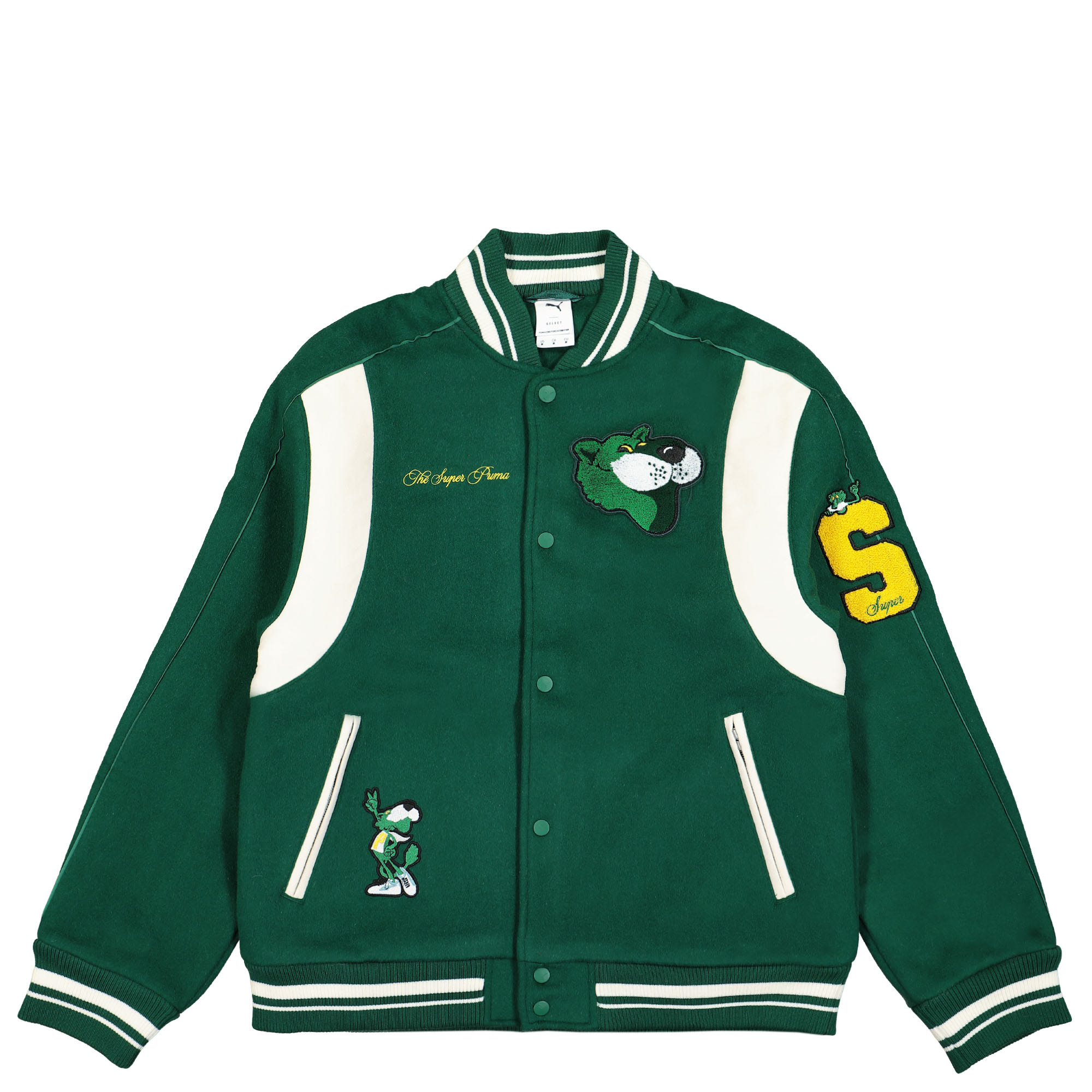 Puma The Mascot T7 College Jacket Evergreen Bomber & Varsity Jackets 539839 94 | Overkill