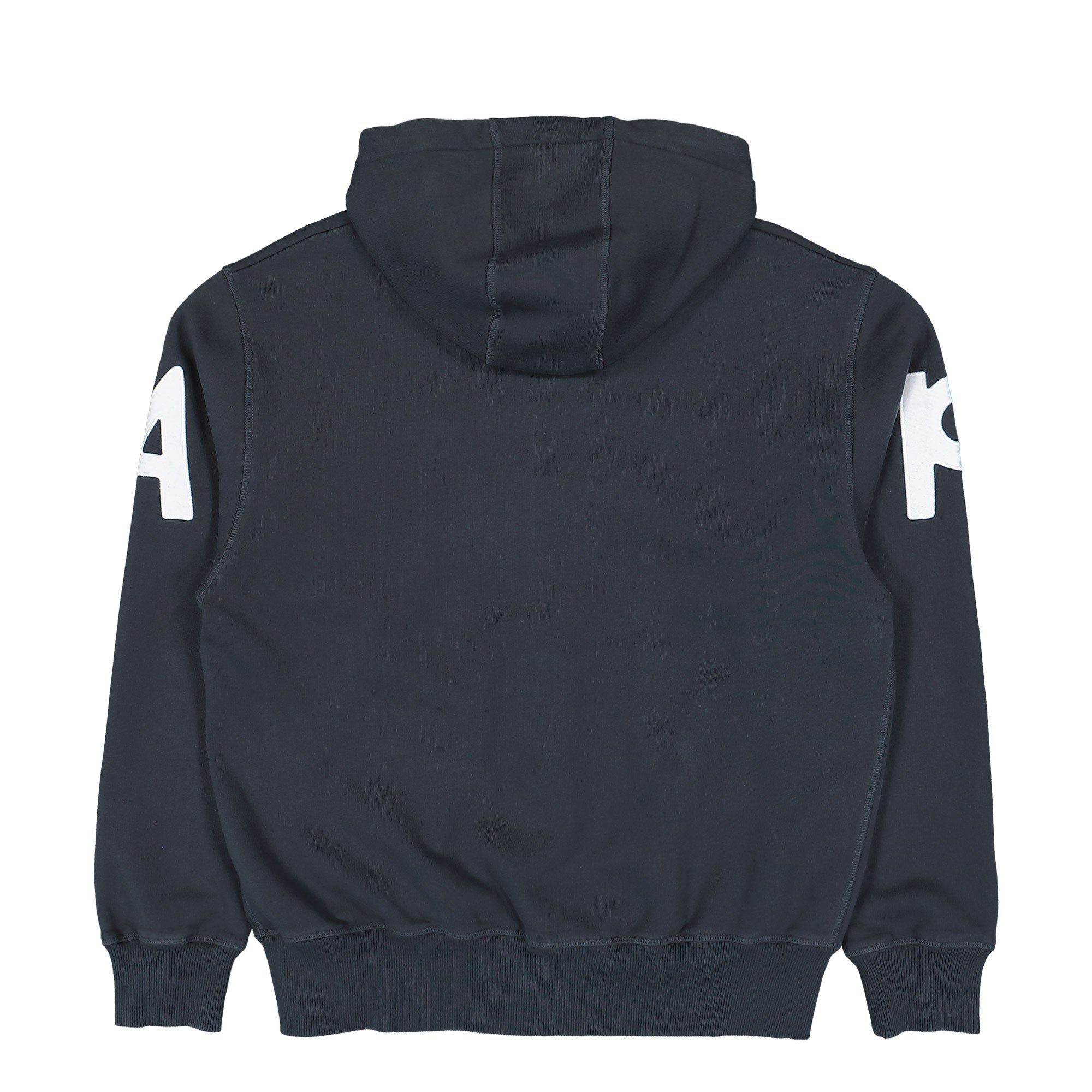 Parra Word Salad Zip Hooded Sweatshirt Dark Navy Hoodies 54131 Close-up | Overkill