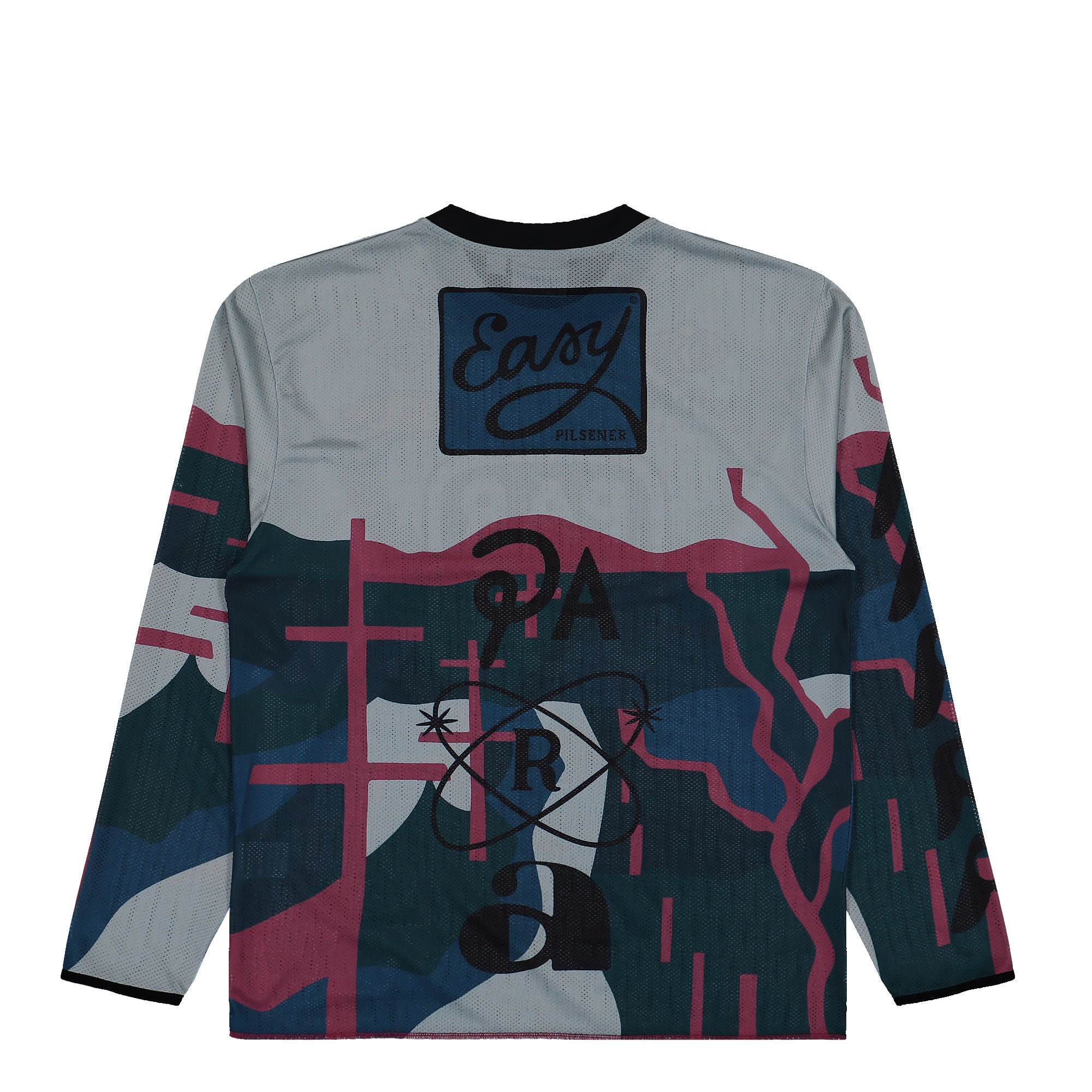 Parra Dirt Jumper Long Sleeve T-Shirt Grey Longsleeves 54135 Close-up | Overkill