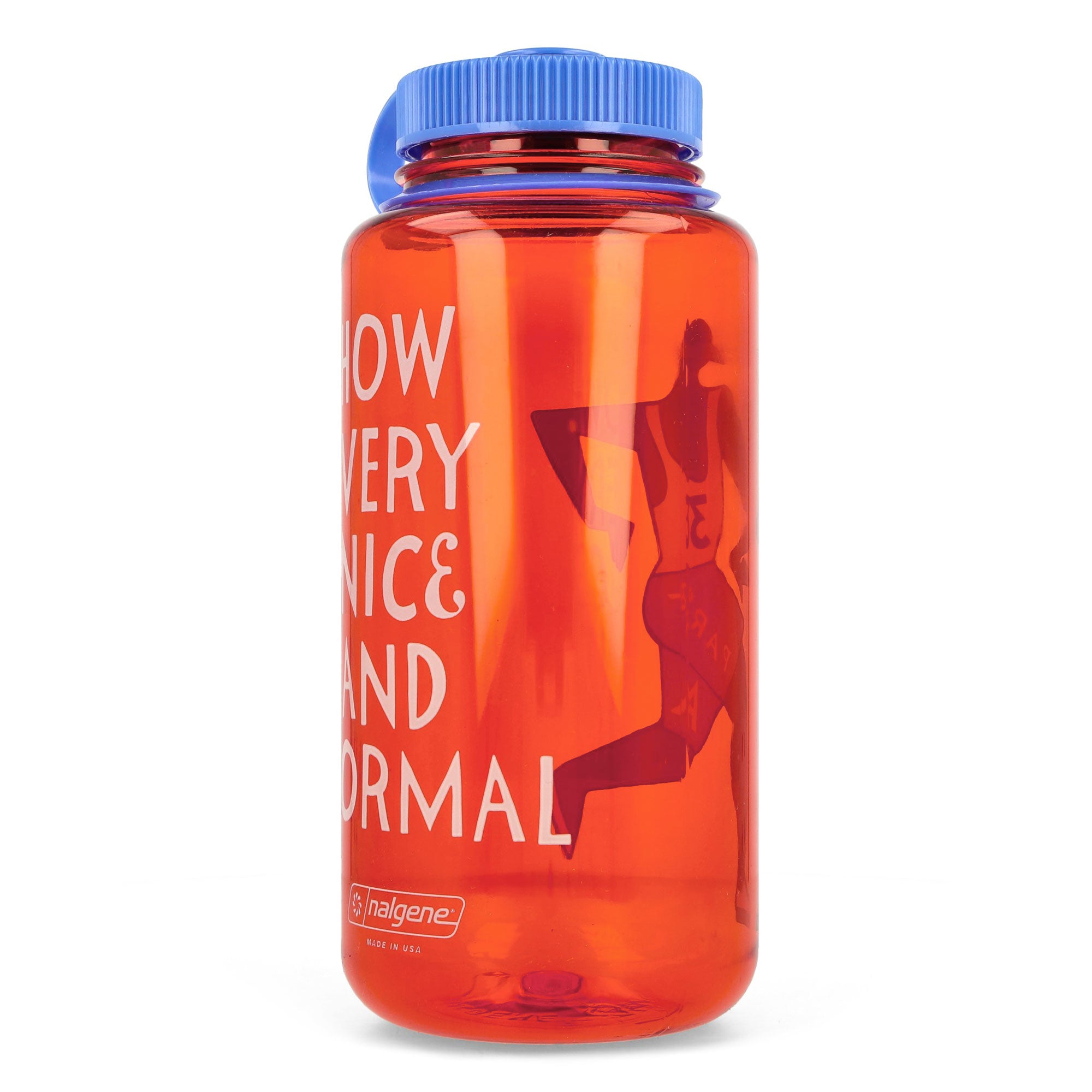 Parra Nice And Normal Bottle Red Mugs & Bottles 54195 Detail View 1 | Overkill