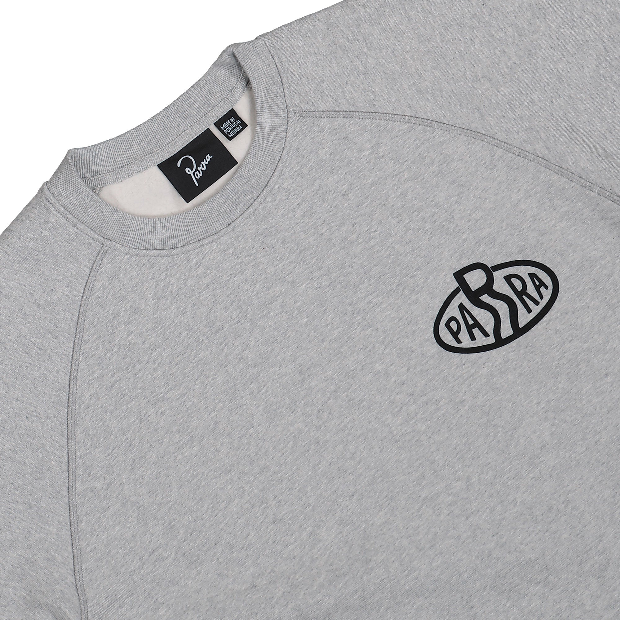 Parra Legs Logo Crew Neck Sweatshirts Heather Grey Sweatshirts 54242 Detailfoto | Overkill