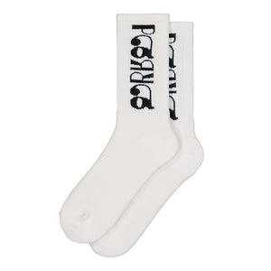 Parra Tokyo Logo Crew Socks White Socks 54265 | Overkill