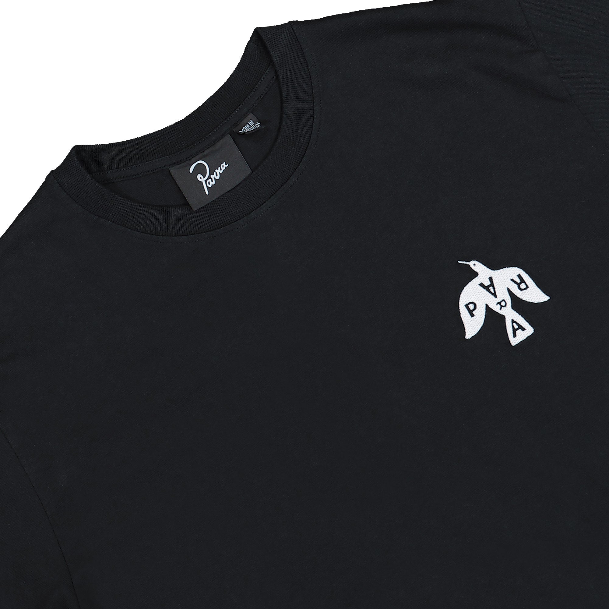 Parra Crow Logo T-Shirt Black T-Shirt 54310 Detailfoto | Overkill