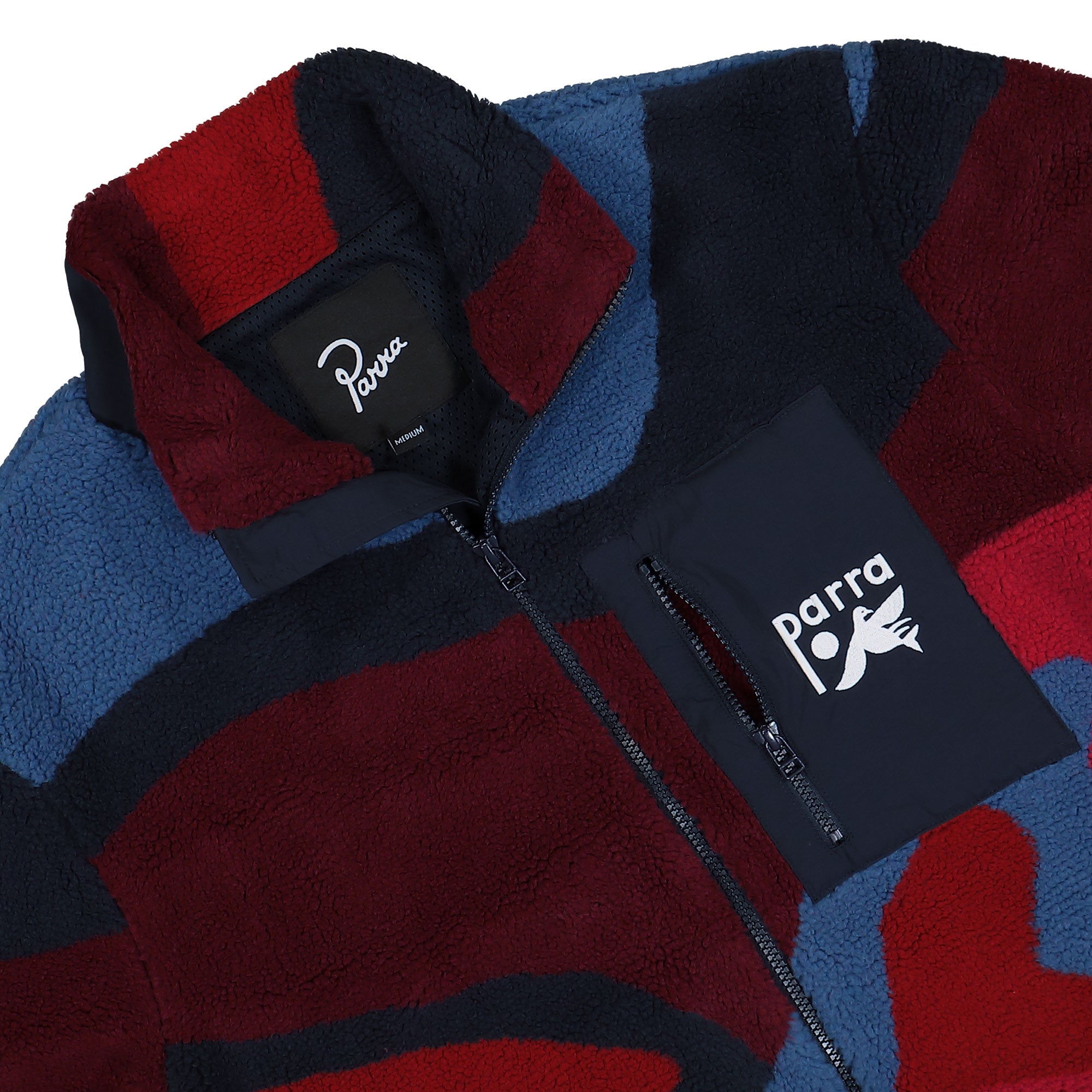 Parra Full Ftp Booster Polar Fleece Jacket Red Fleece Jacket 54345 Detailfoto | Overkill