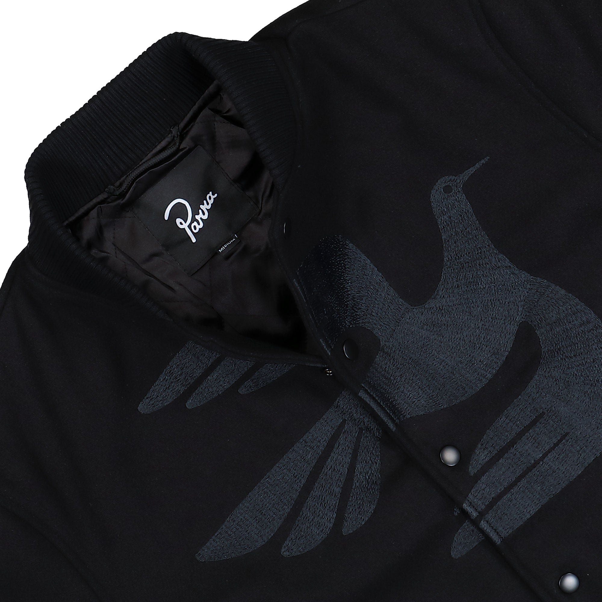 Parra Not Movie Quality Varsity Jacket Black Varsity Jacket 54365 Detailfoto | Overkill