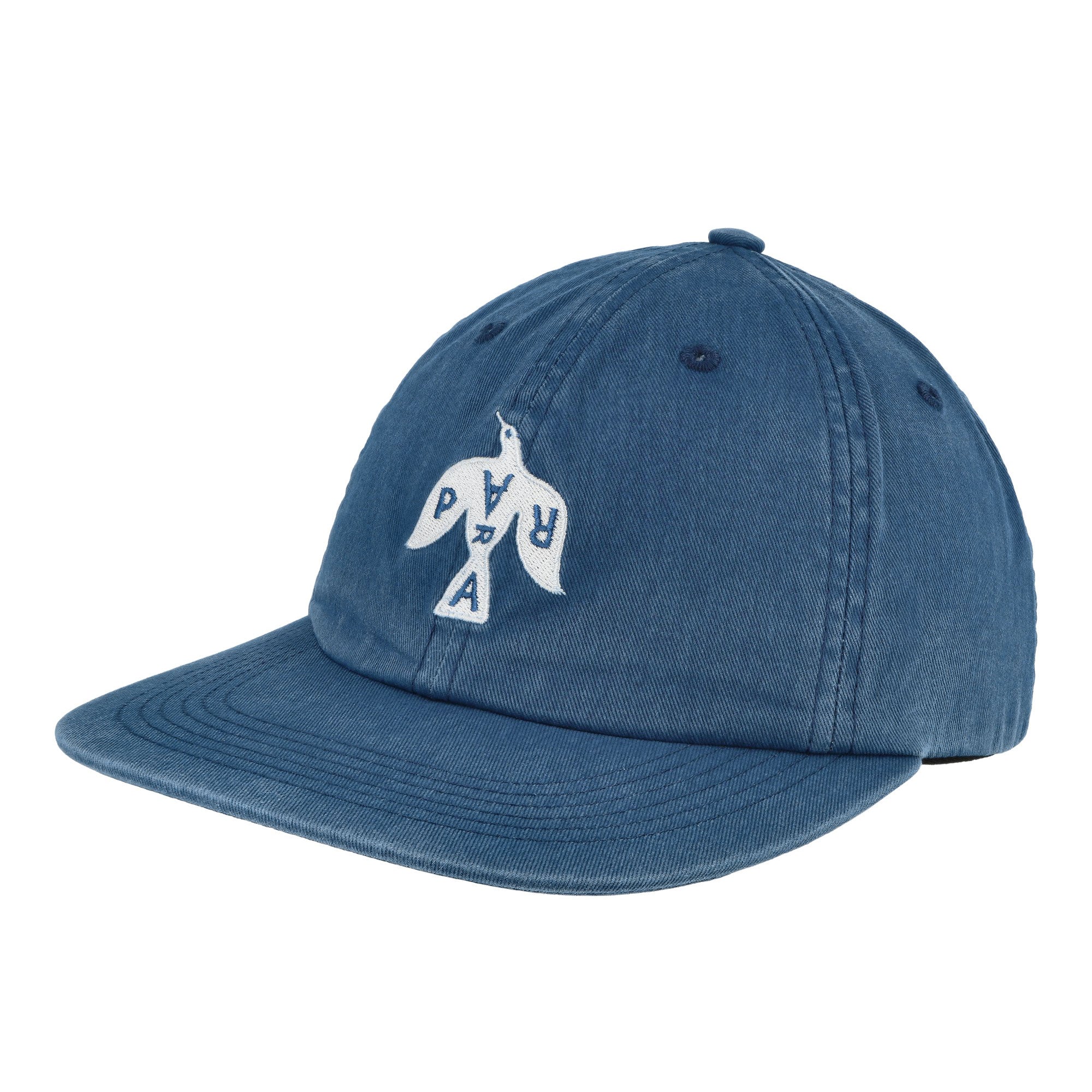 Parra Crow Logo 6 Panel Hat Blue Basecap 54386 | Overkill