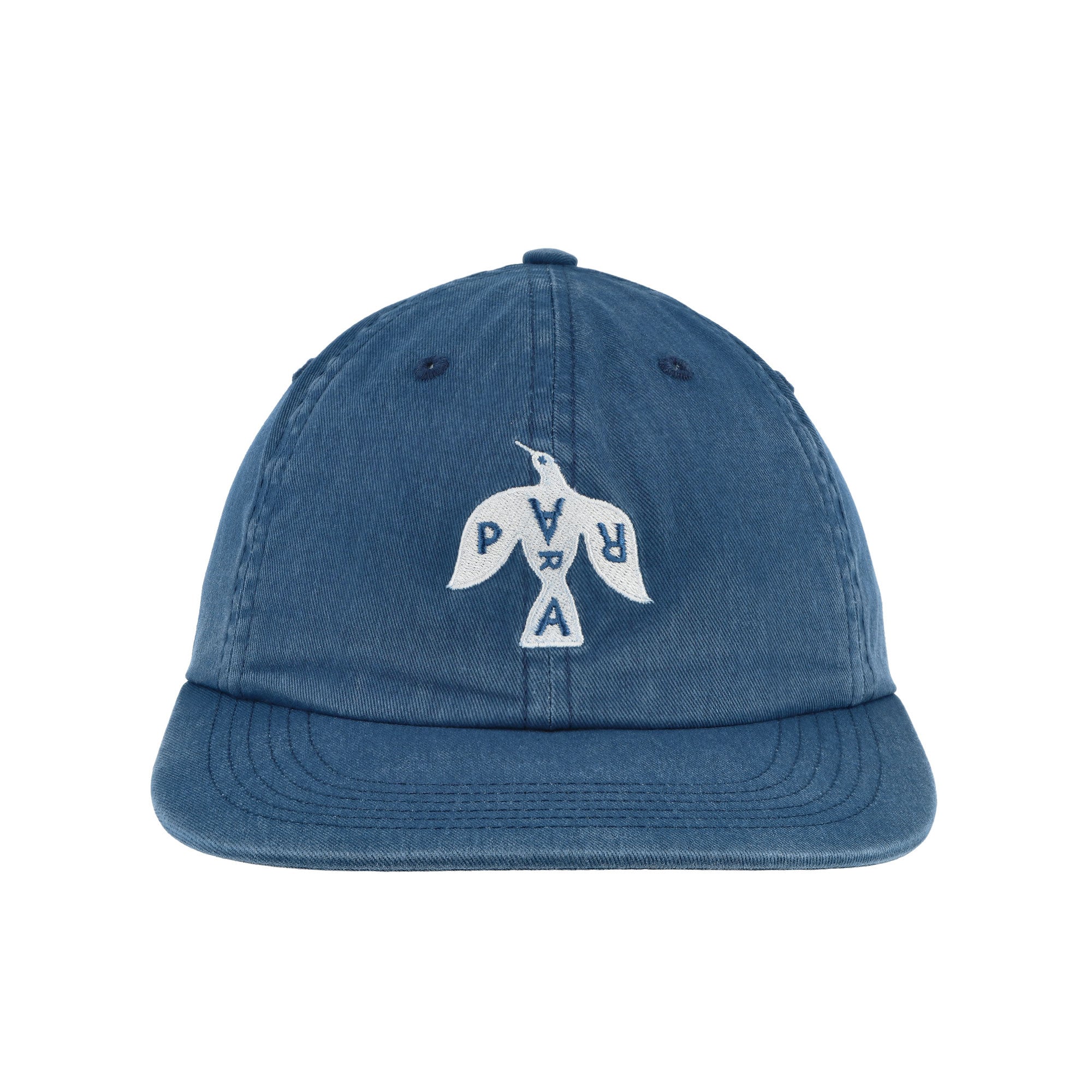 Parra Crow Logo 6 Panel Hat Blue Basecap 54386 Detail View 1 | Overkill