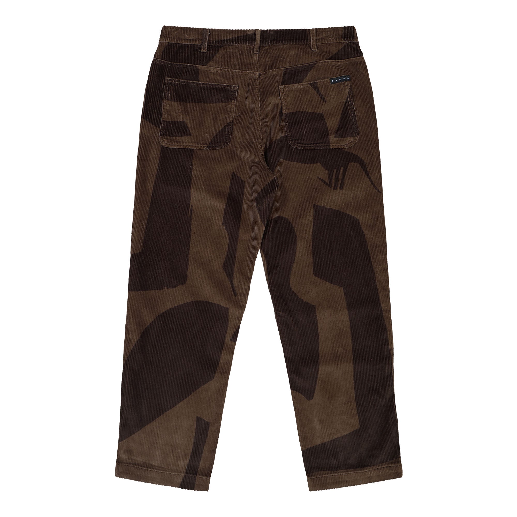 Parra Detached Pants Brown Corduroy Pant 54440 Close-up | Overkill