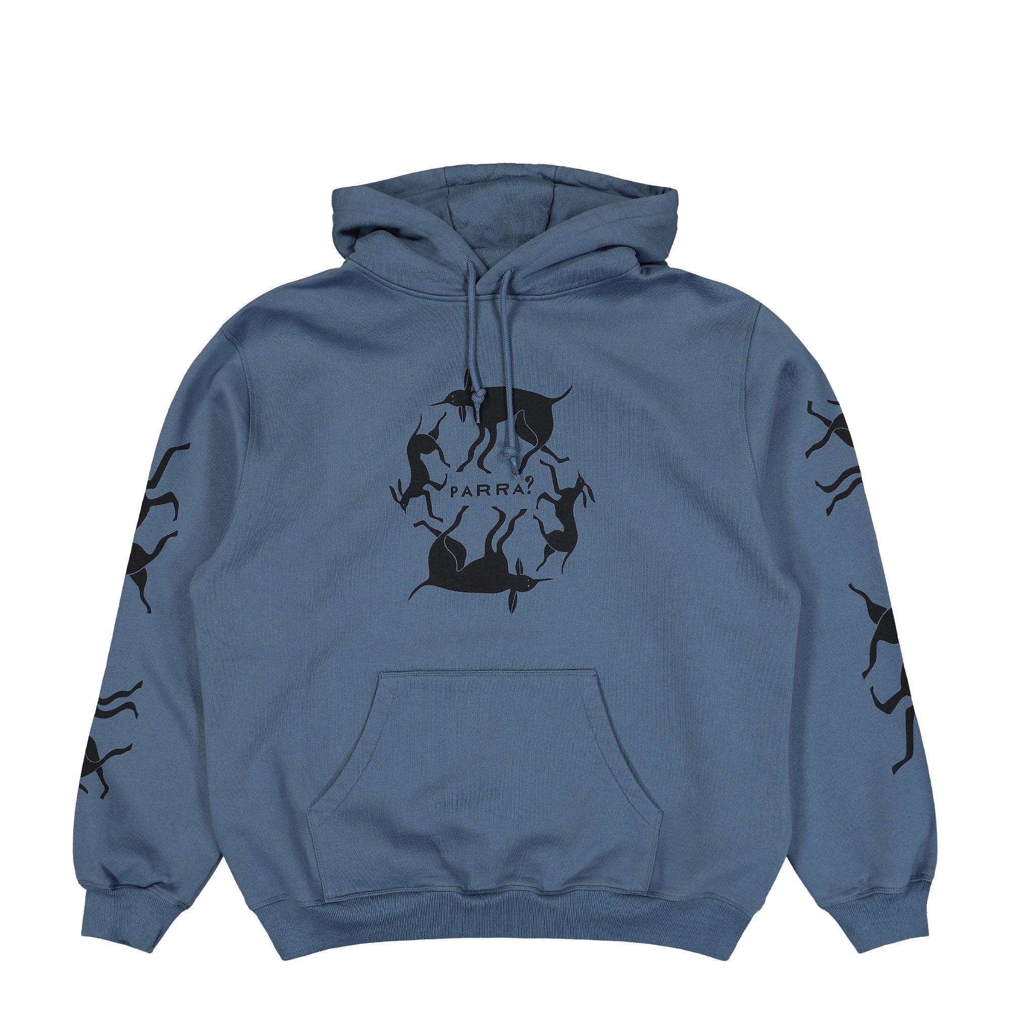 Parra Non Grand Cafe Hooded Sweatshirt Blue Hoodie 55231 | Overkill