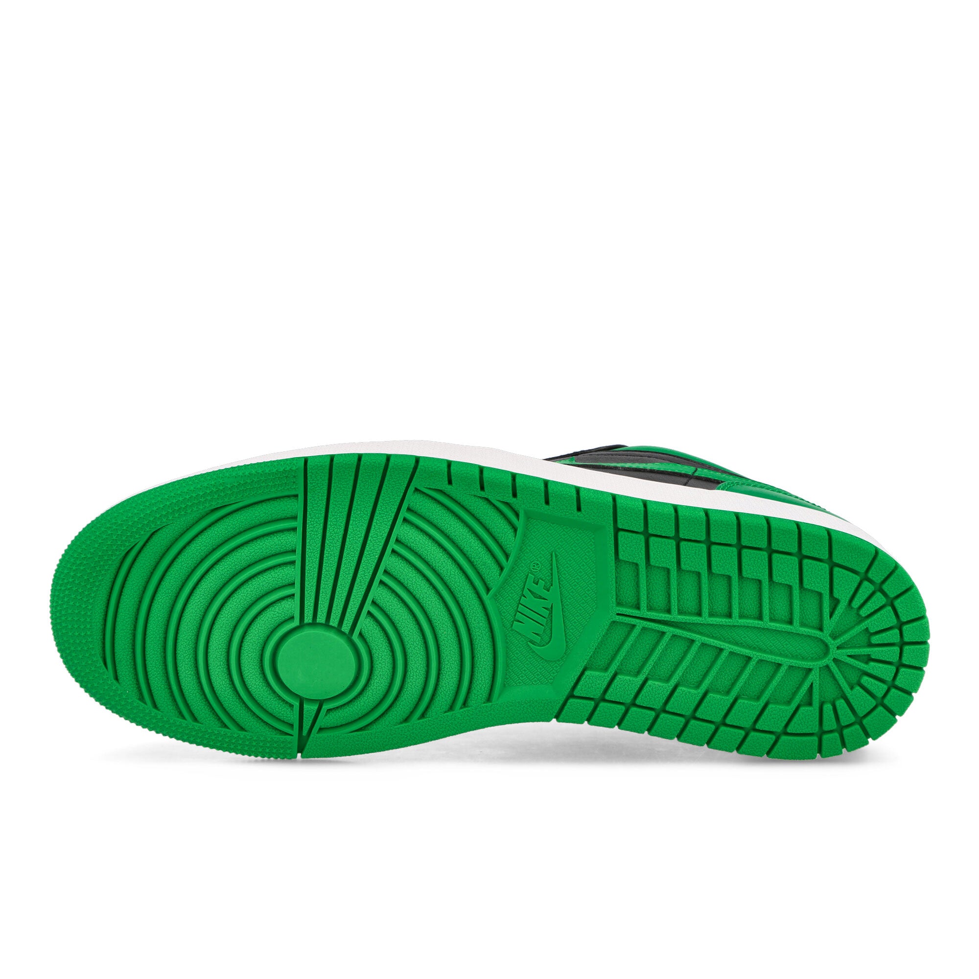 Jordan Air Jordan 1 Low Black / Black - Lucky Green - White Low Top Sneakers Detail View 1 | Overkill