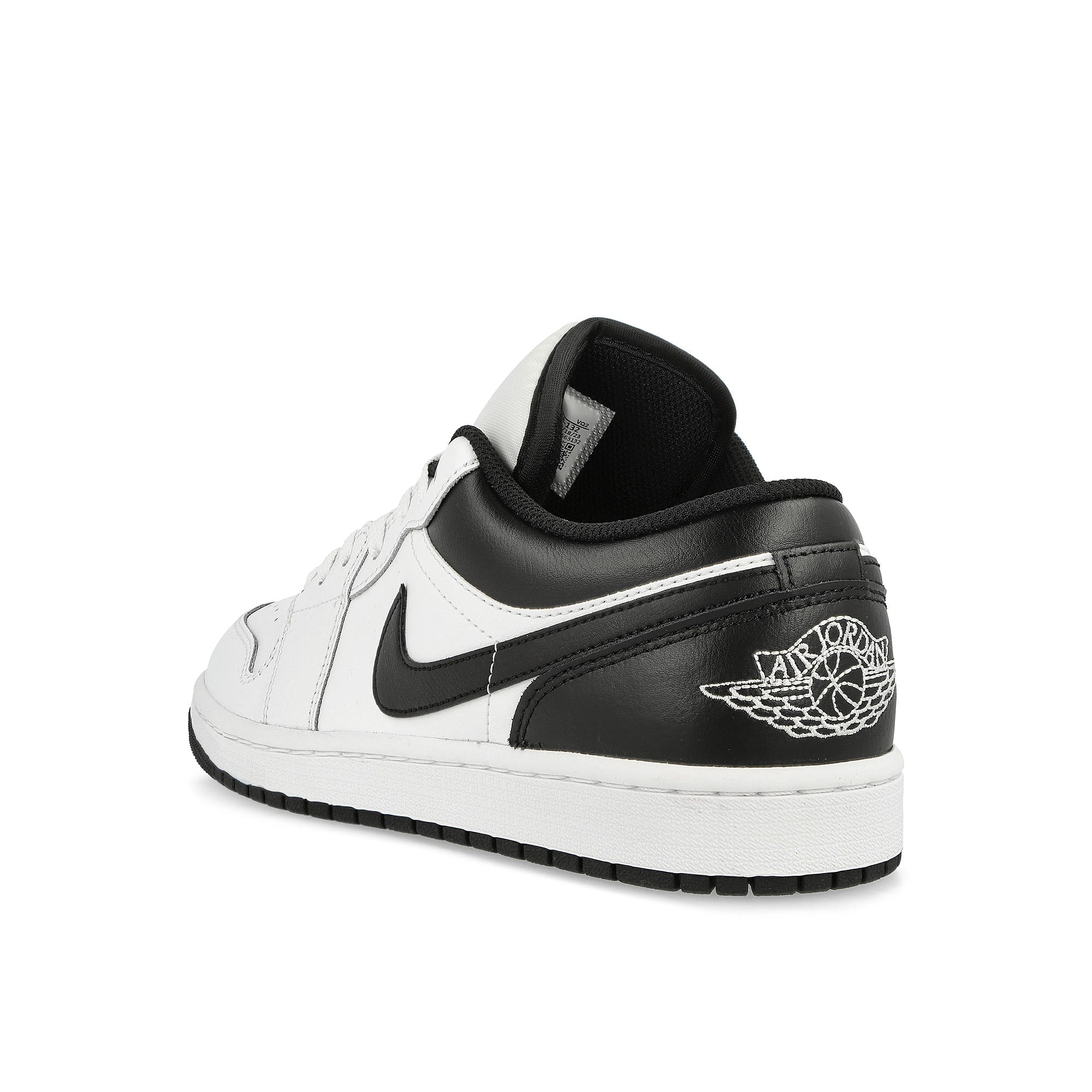 Jordan Air Jordan 1 Low White / Black - White Low Top Sneakers Material | Overkill