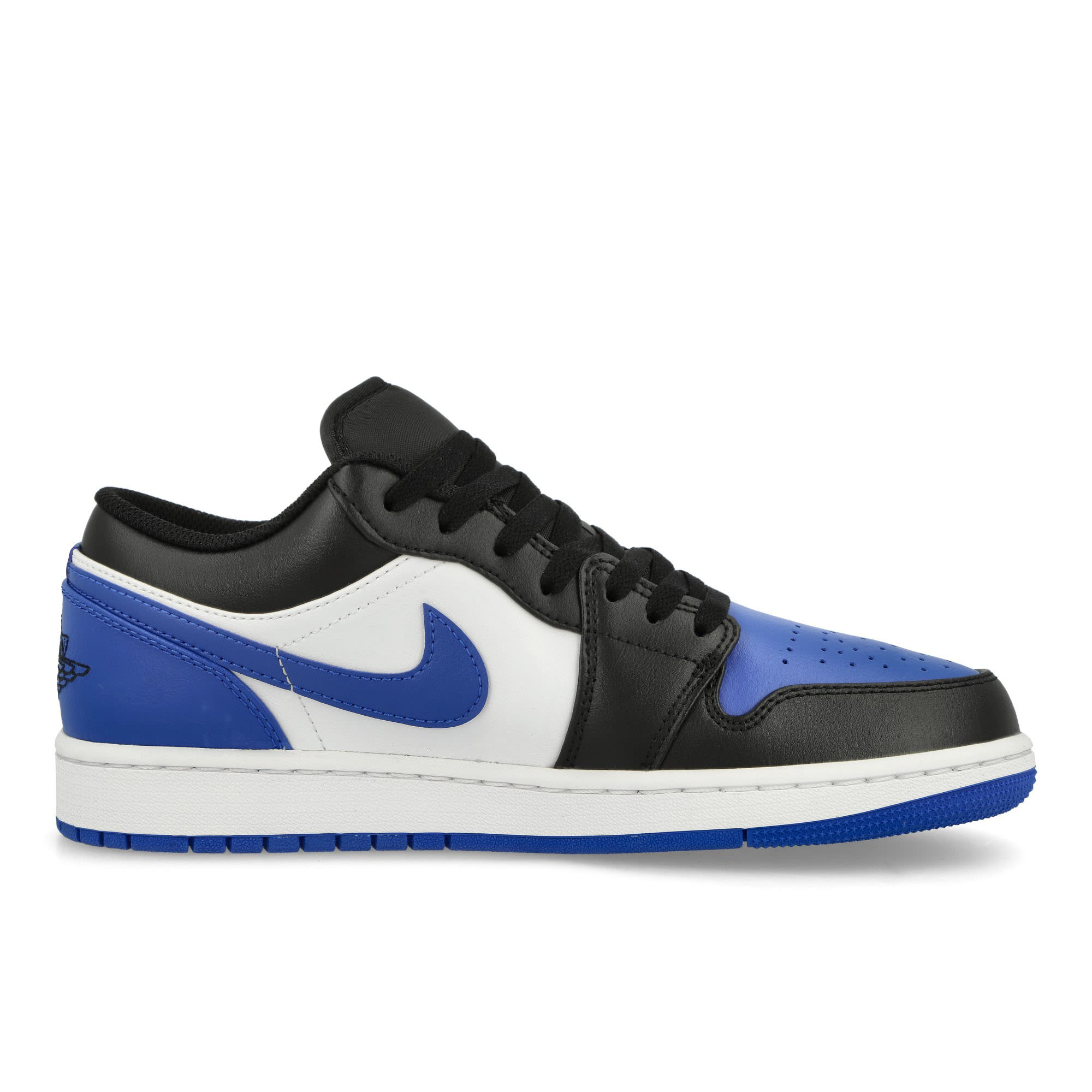 Jordan Air Jordan 1 Low White / Royal Blue - Black - White Low Top Sneakers Silhouette | Overkill