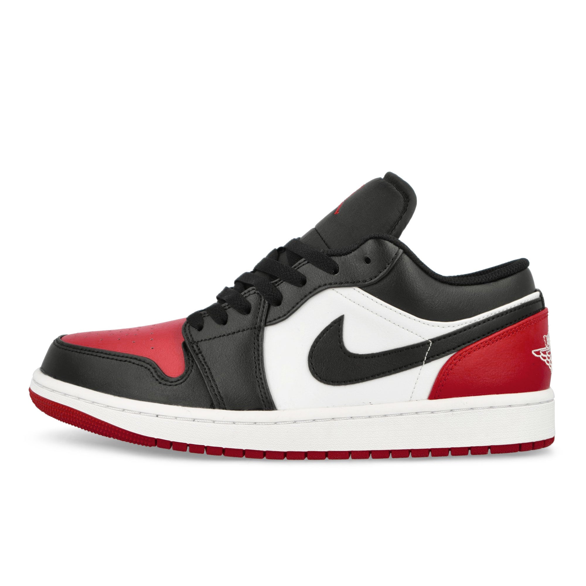 Jordan Air Jordan 1 Low White-Black - Varsity Red - White Low Top Sneakers 553558 161 | Overkill