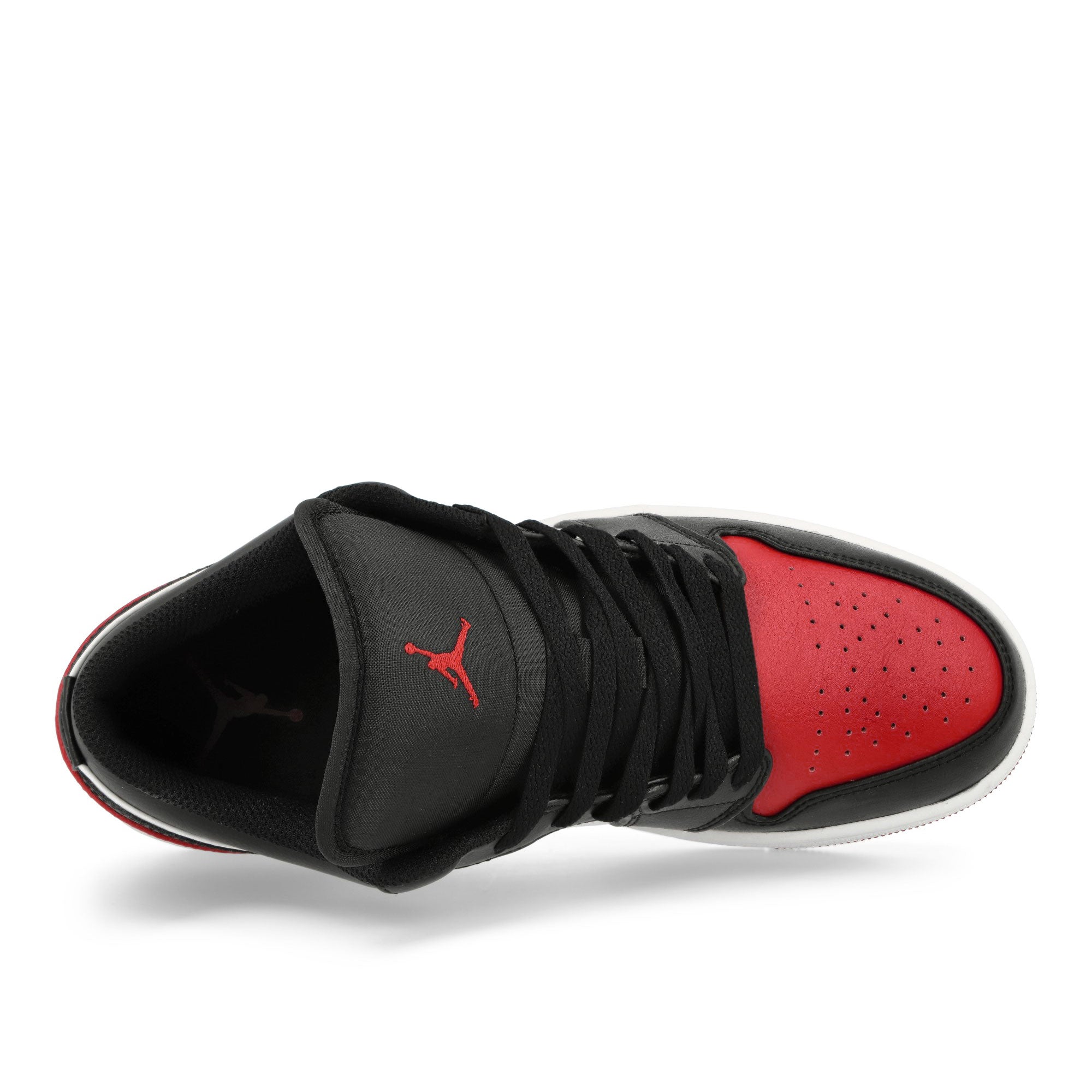 Jordan Air Jordan 1 Low White-Black - Varsity Red - White Low Top Sneakers Detailfoto | Overkill