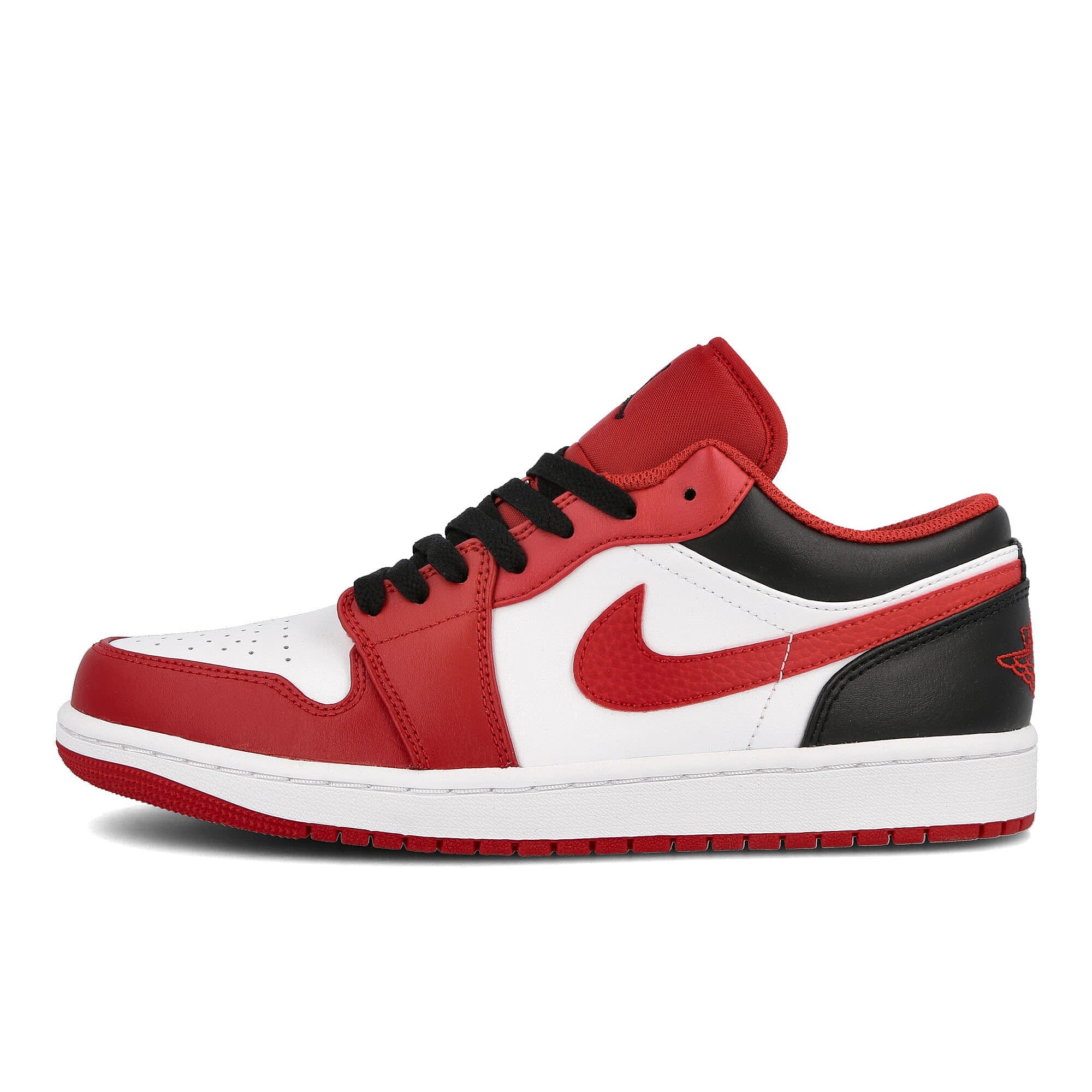 Jordan Air Jordan 1 Low White / Gym Red - Black Low Top Sneakers 553558 163 | Overkill