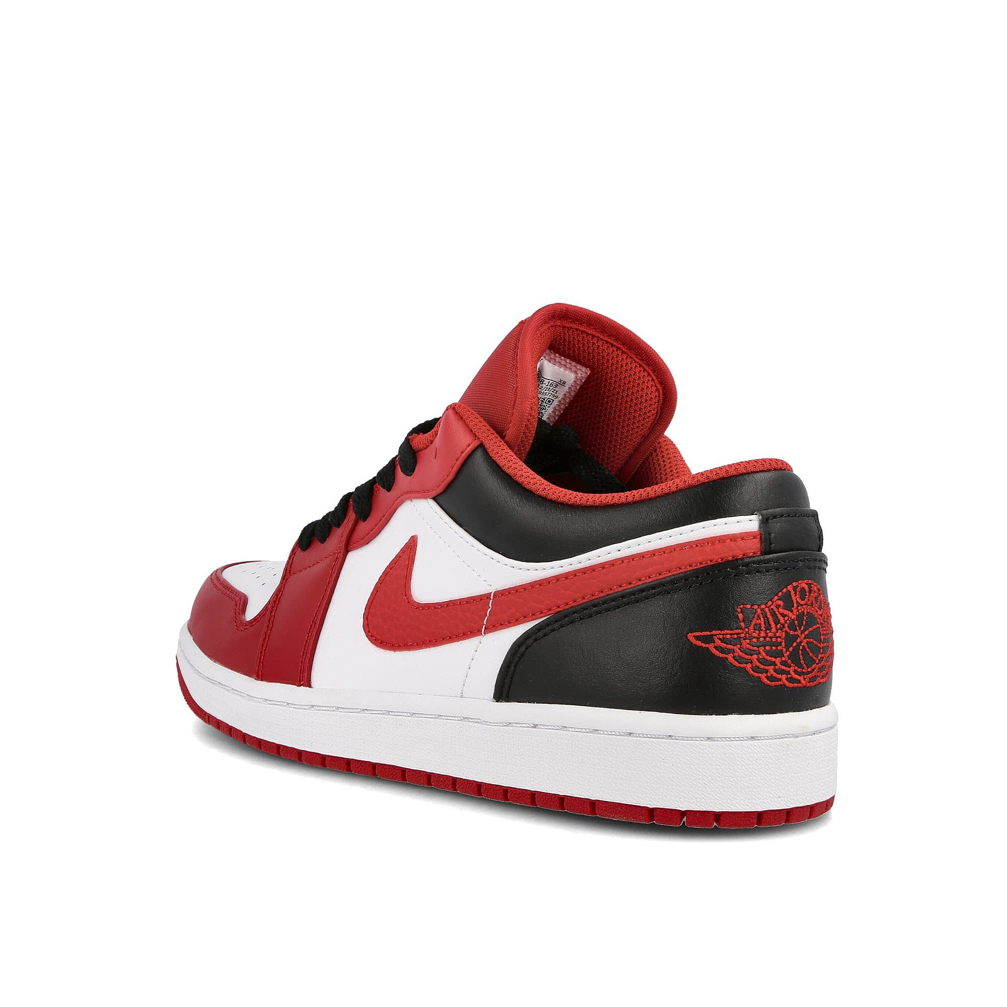 Jordan Air Jordan 1 Low White / Gym Red - Black Low Top Sneakers Material | Overkill