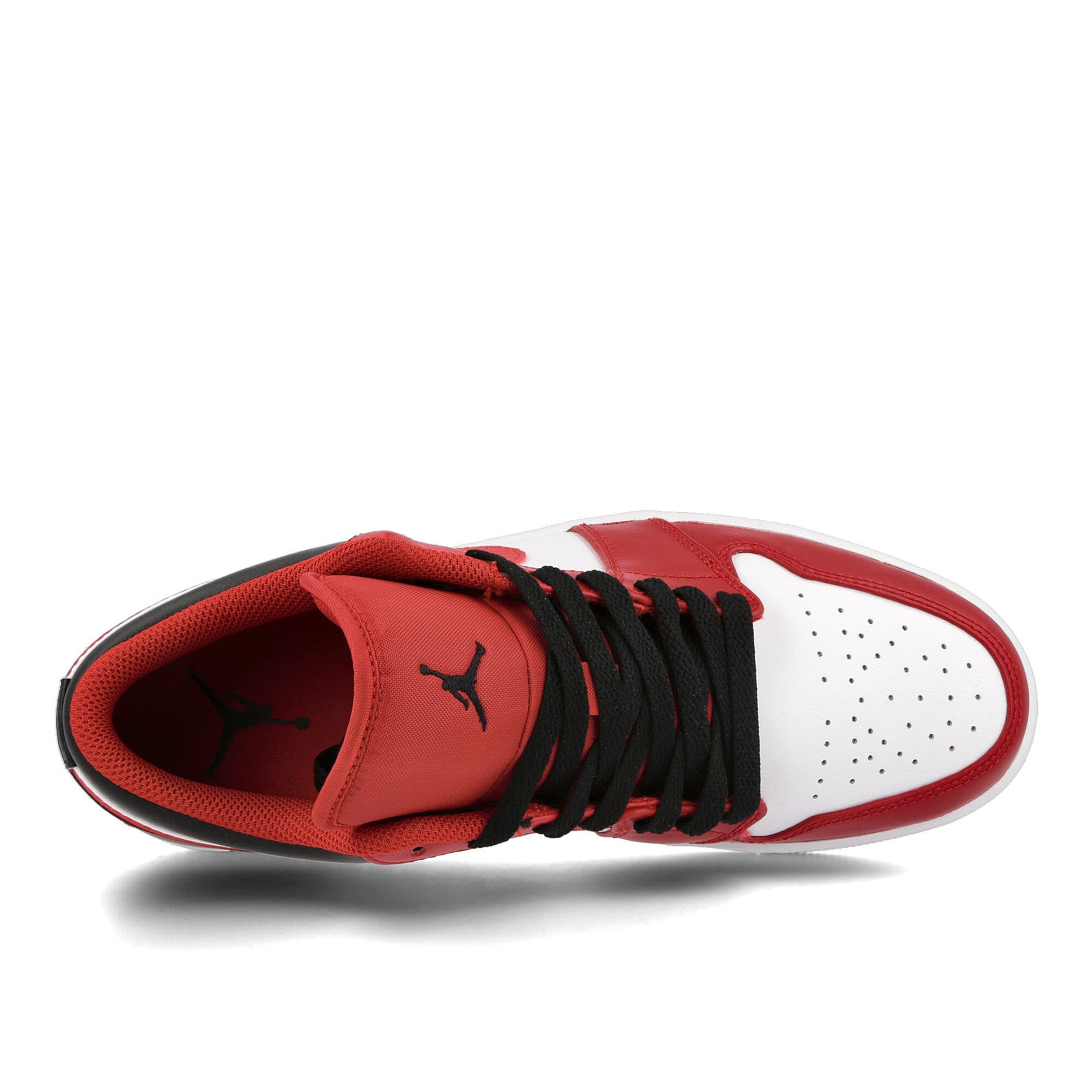 Jordan Air Jordan 1 Low White / Gym Red - Black Low Top Sneakers Detailfoto | Overkill
