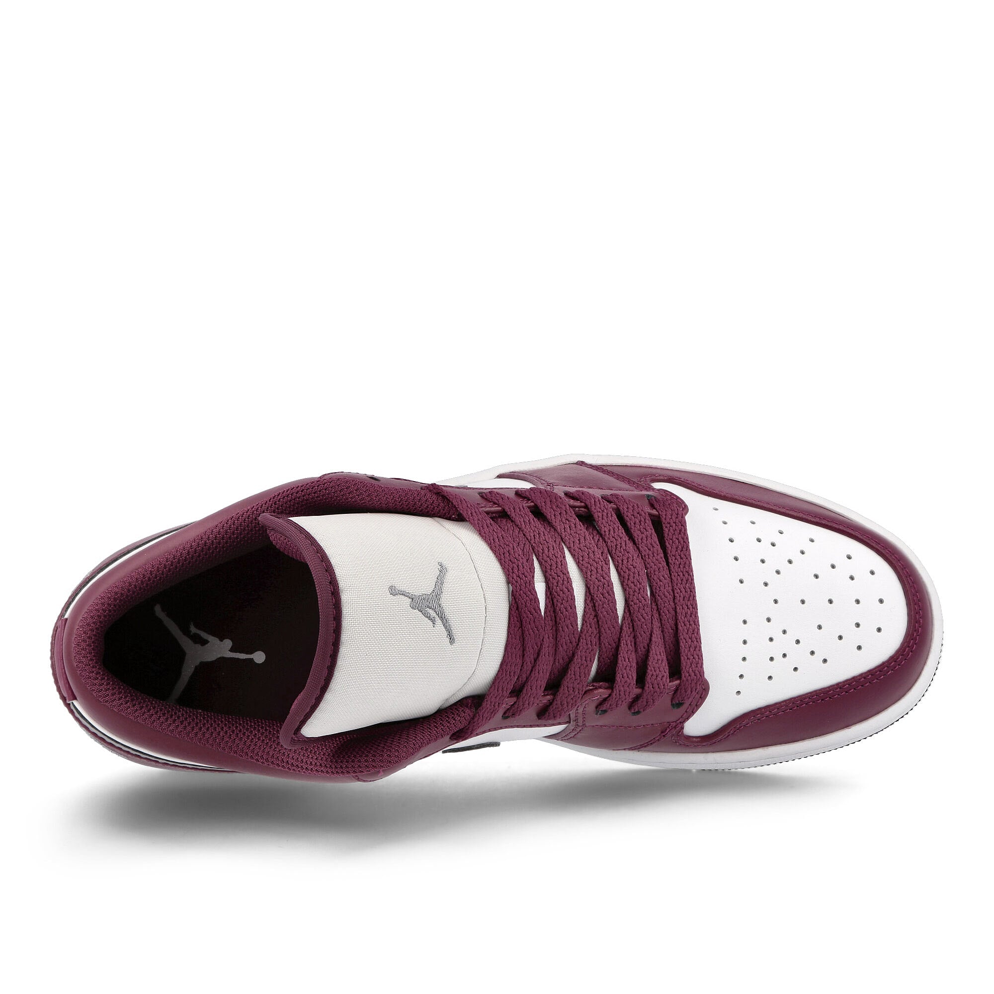 Jordan Air Jordan 1 Low Cherrywood Red / Cement Grey - White Low Top Sneakers Detailfoto | Overkill