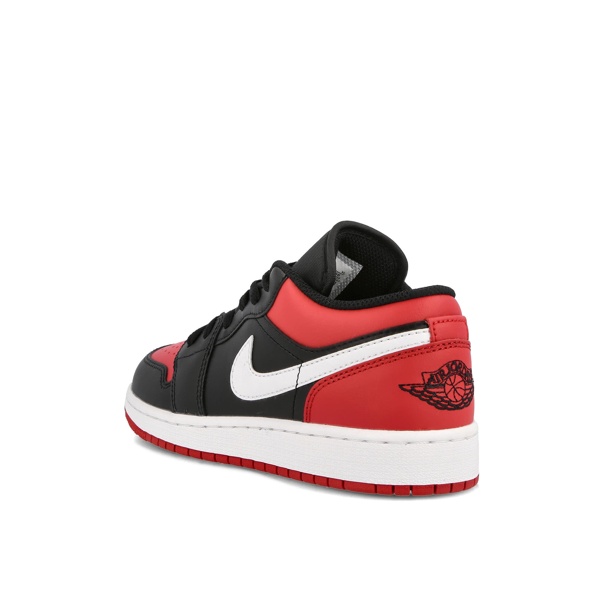 Jordan Air Jordan 1 Low GS Black / Gym Red-White Low Top Sneakers Material | Overkill