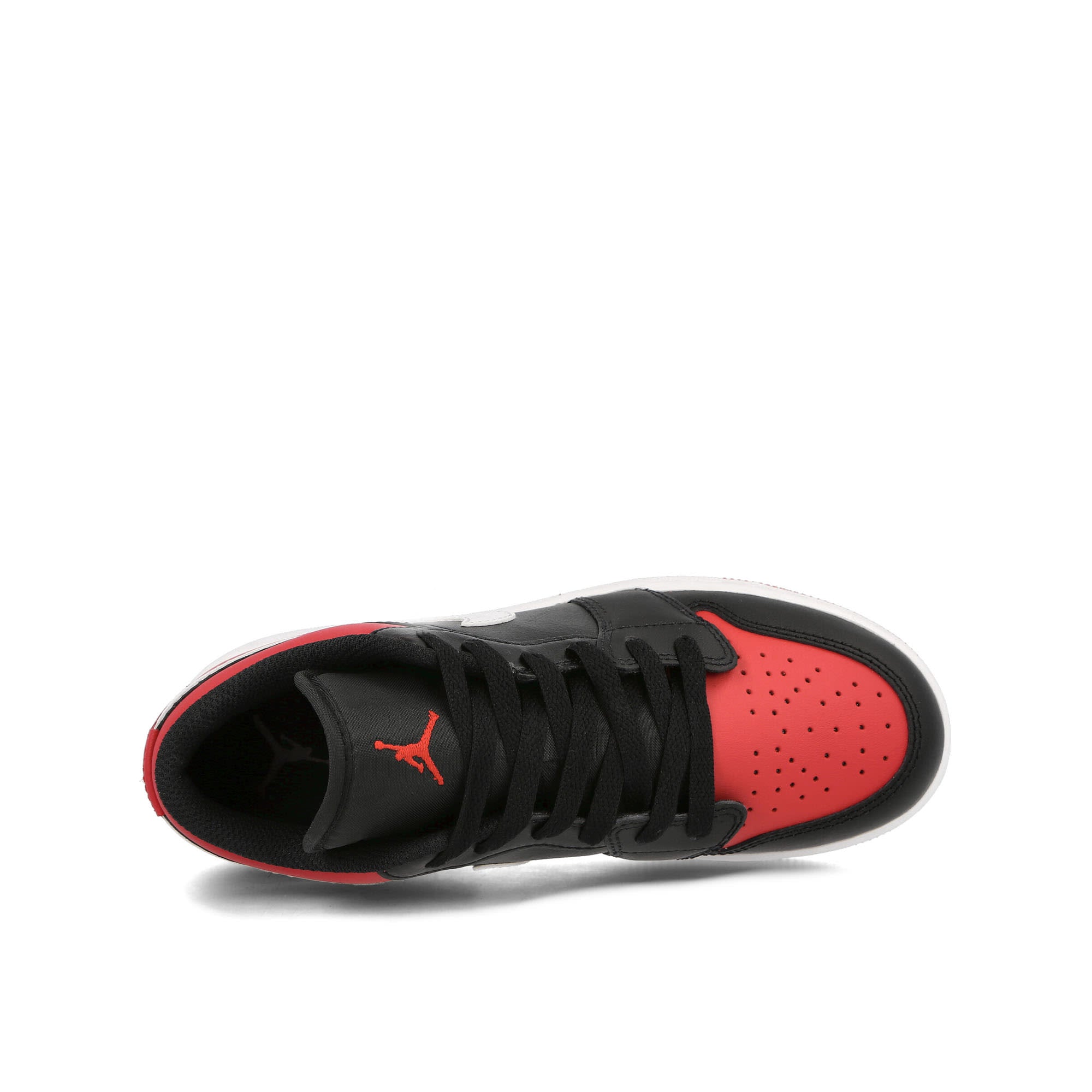Jordan Air Jordan 1 Low GS Black / Gym Red-White Low Top Sneakers Detailfoto | Overkill