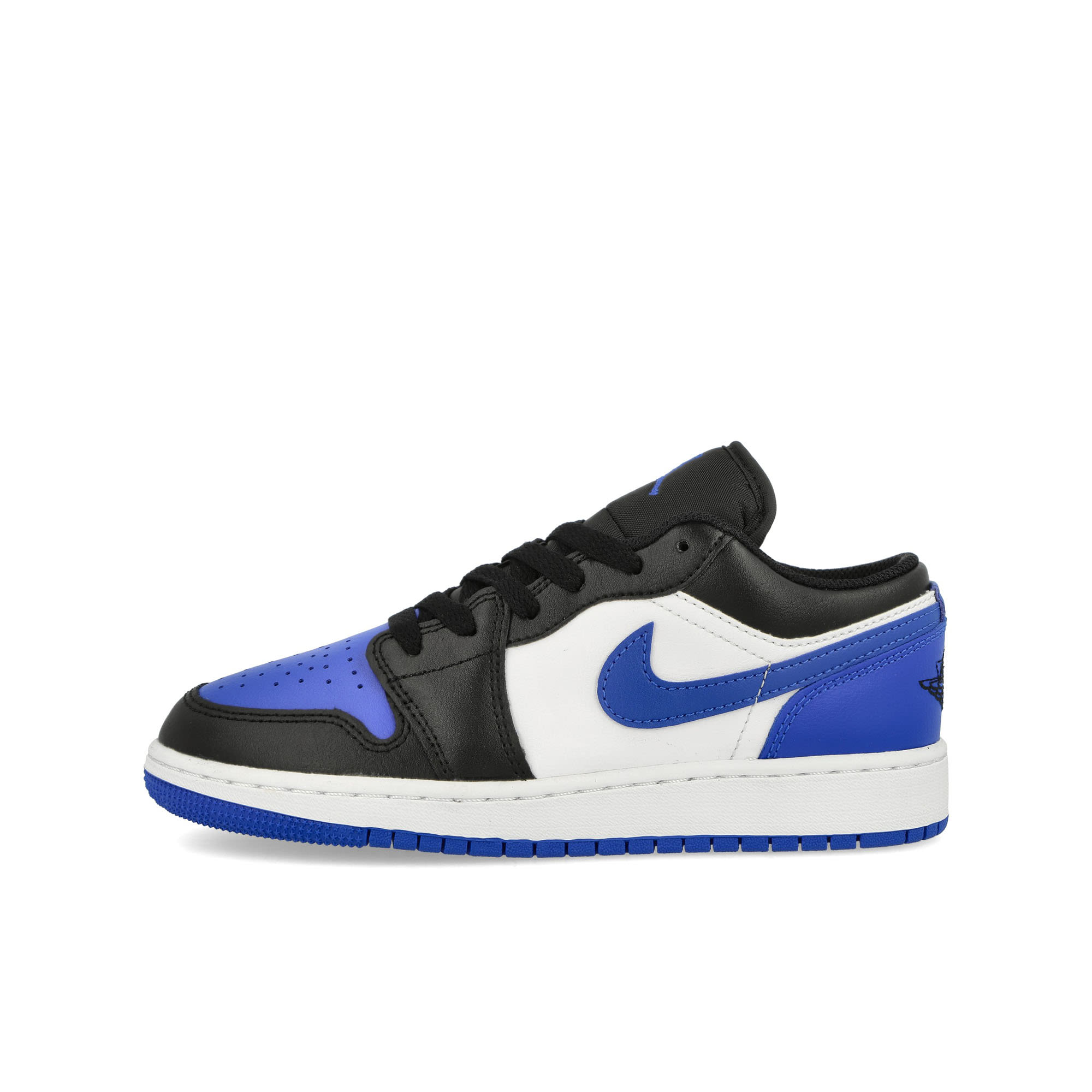 Jordan Air Jordan 1 Low GS White-Royal Blue - Black - White Low Top Sneakers 553560 140 | Overkill