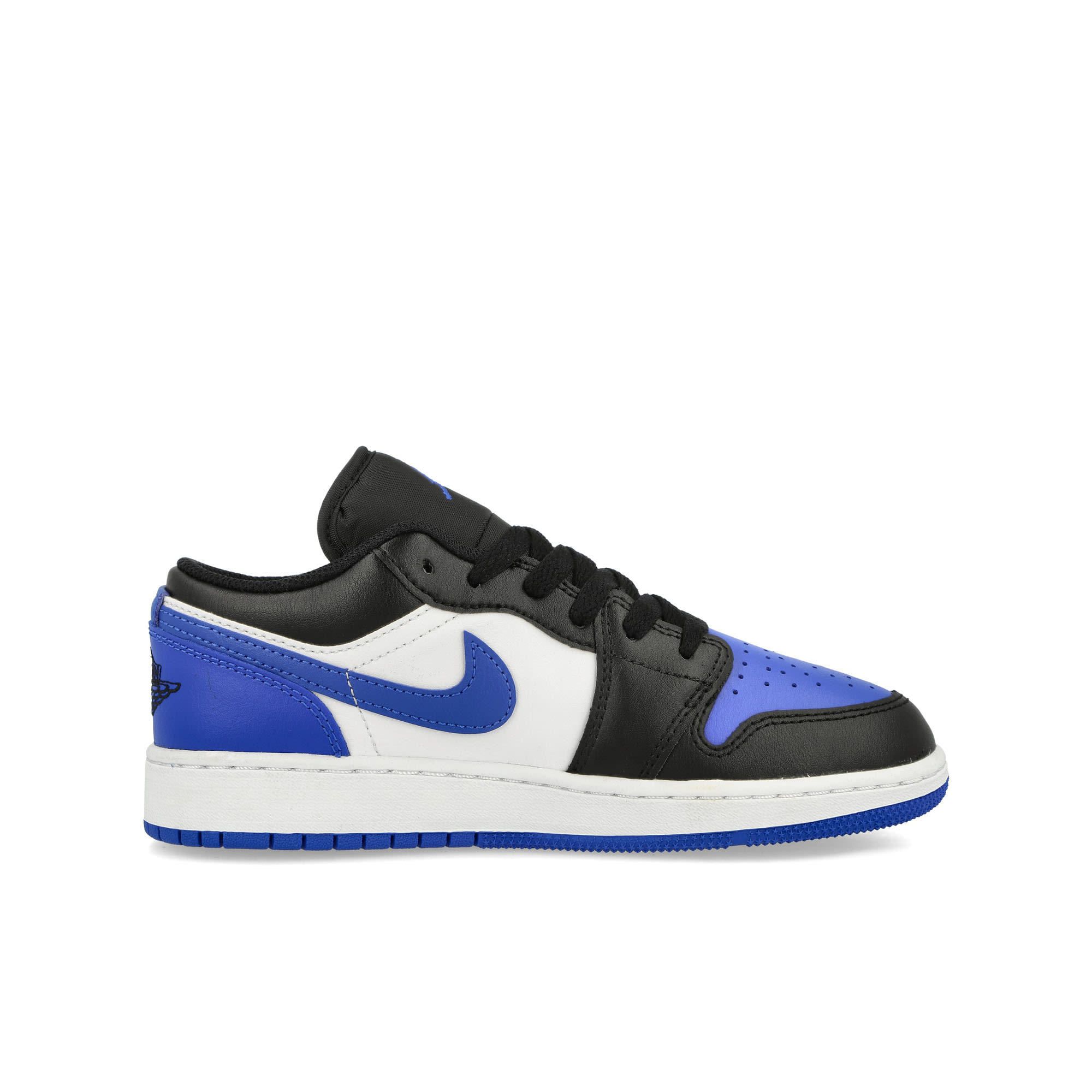 Jordan Air Jordan 1 Low GS White-Royal Blue - Black - White Low Top Sneakers Silhouette | Overkill