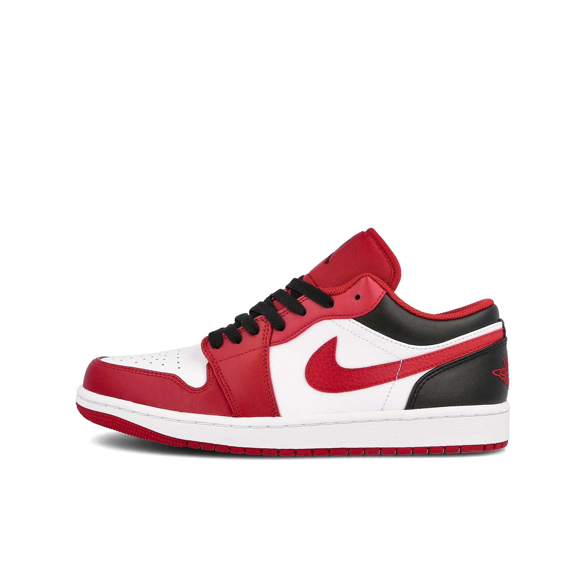 Jordan Air Jordan 1 Low GS White / Gym Red - Black Low Top Sneakers 553560 163 | Overkill