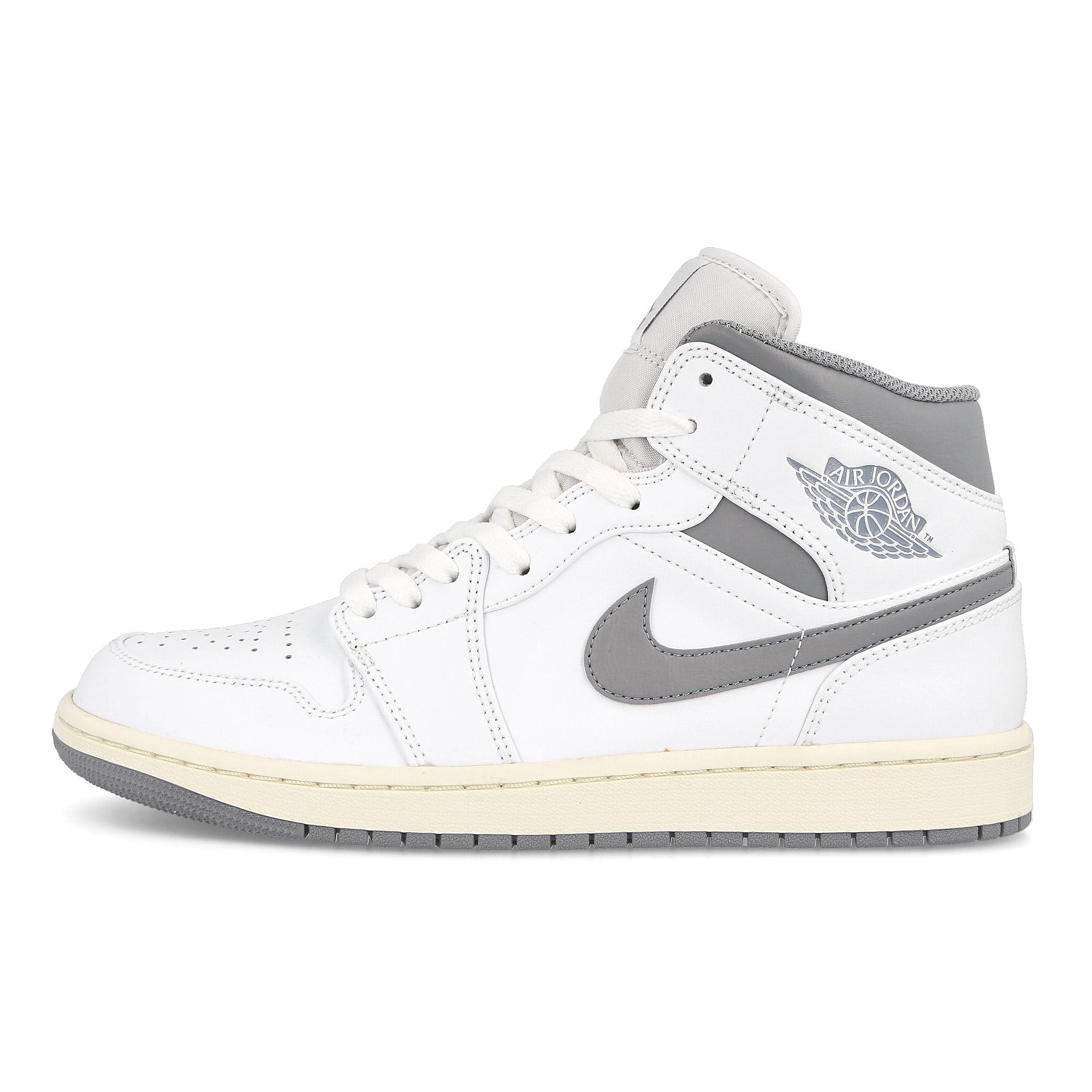 Jordan Air Jordan 1 Mid White / Stealth Mid Top Sneakers 554724 135 | Overkill