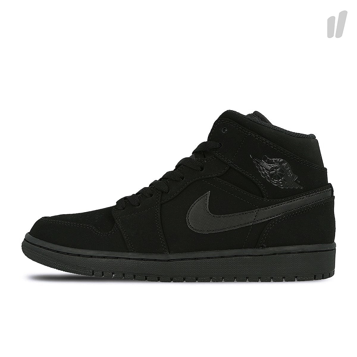 Jordan Air Jordan 1 Mid Black-White - Black Mid Top Sneakers 554724 040 | Overkill