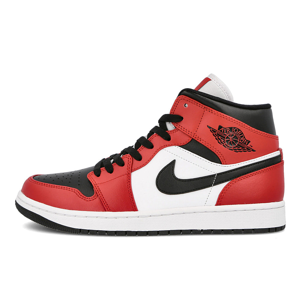 Jordan Air Jordan 1 Mid Black / Black - Gym Red 554724 069 | Overkill