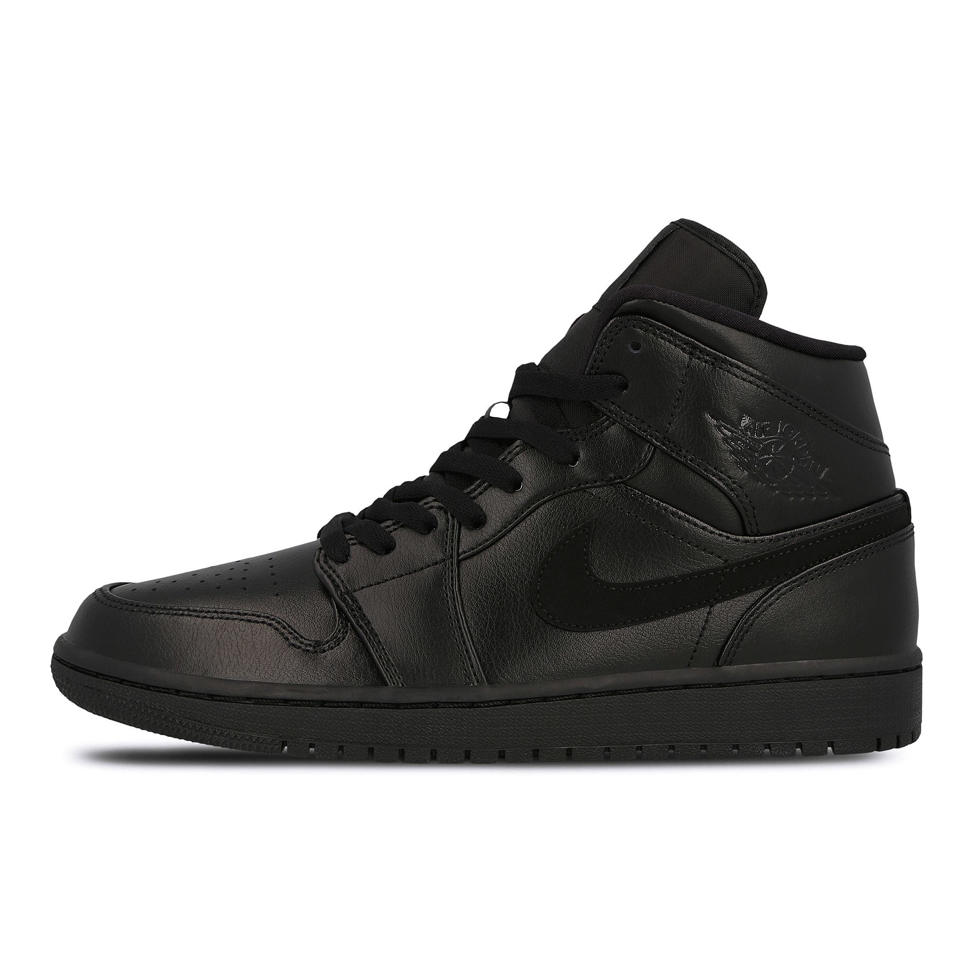 Jordan Air Jordan 1 Mid Black / Black - Black Mid Top Sneakers 554724 090 | Overkill