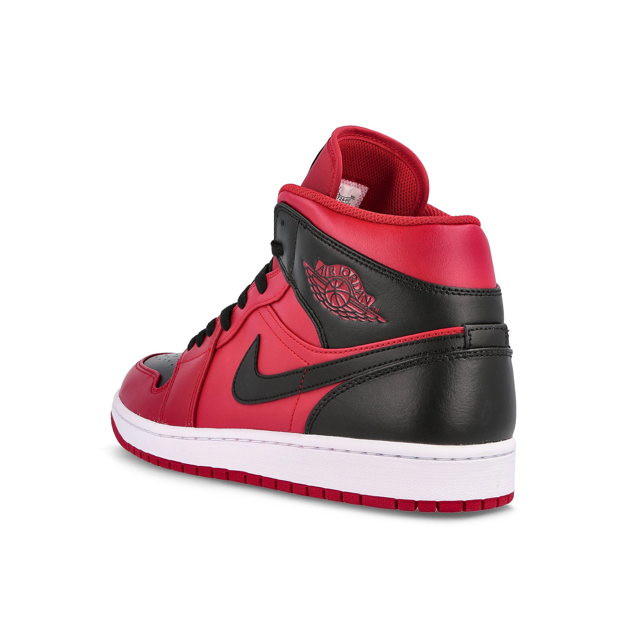 Jordan Air Jordan 1 Mid Gym Red-Black - White Mid Top Sneakers Material | Overkill