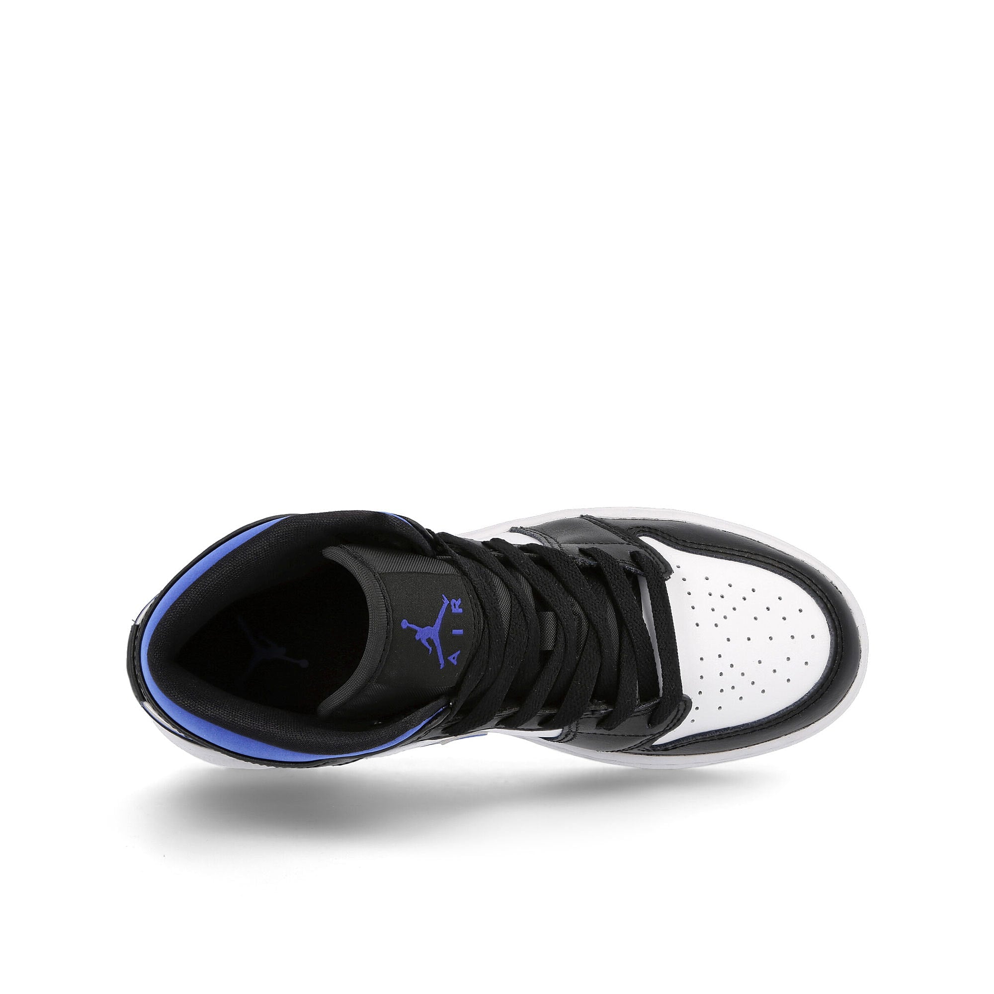 Jordan Air Jordan 1 Mid GS White / Racer Blue - Black Detail view 1 | Overkill