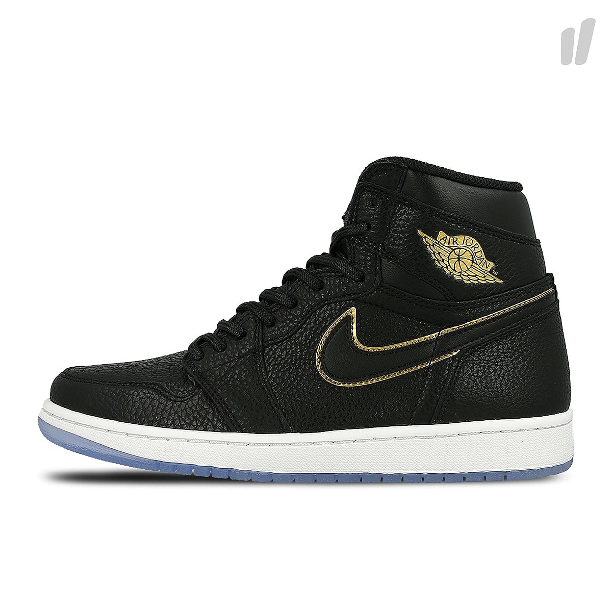 Jordan Air Jordan 1 Retro High OG Black / Metallic Gold - Summit White High Top Sneakers 555088 031 | Overkill