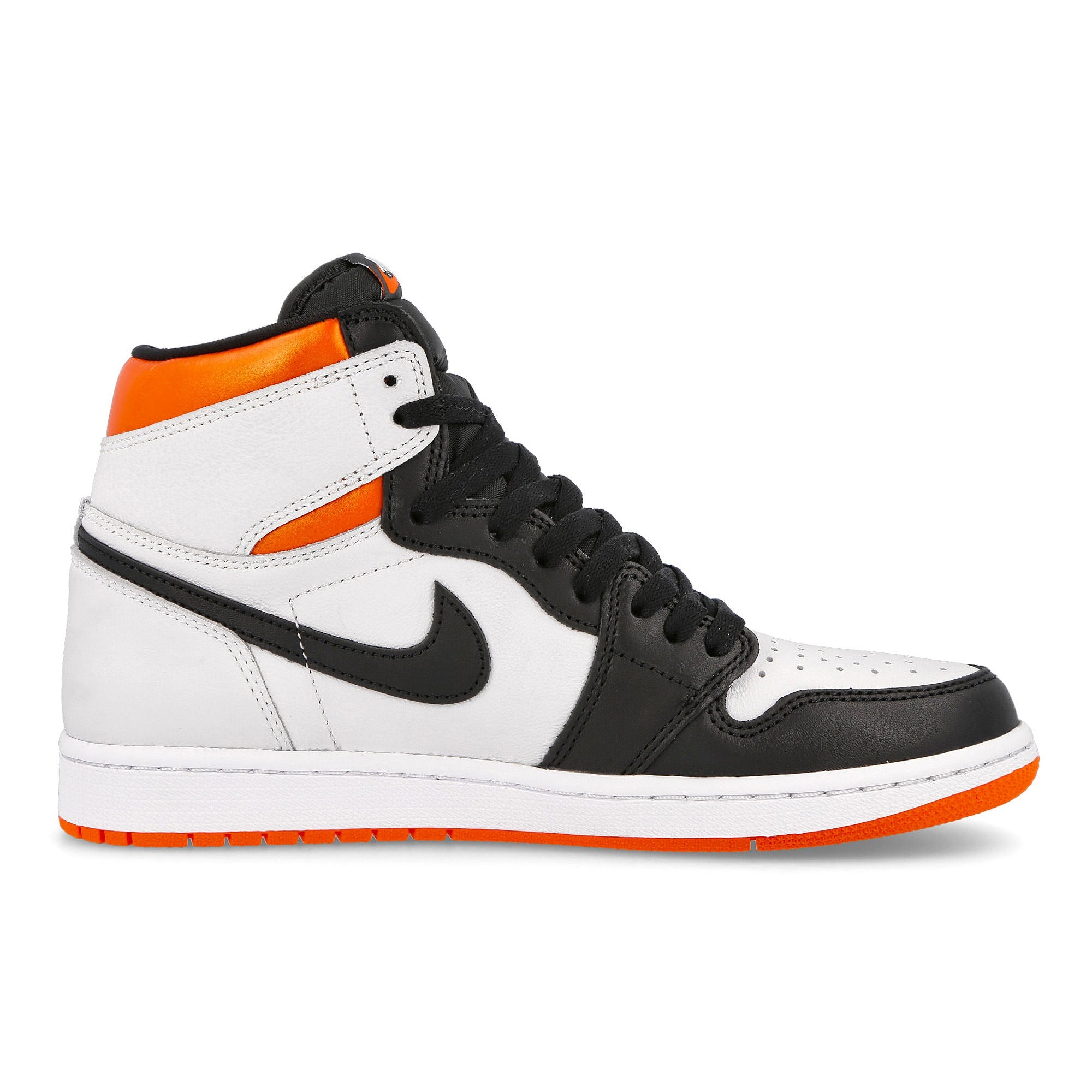 Jordan Air Jordan 1 Retro High OG White / Black - Electro Orange Material | Overkill