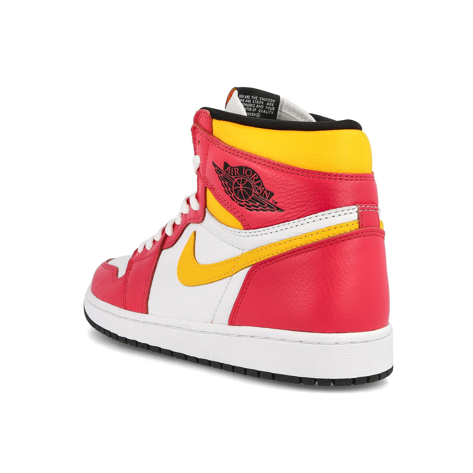 Jordan Air Jordan 1 Retro High OG Light Fusion Red / Black - White - Laser Orange Close-up | Overkill