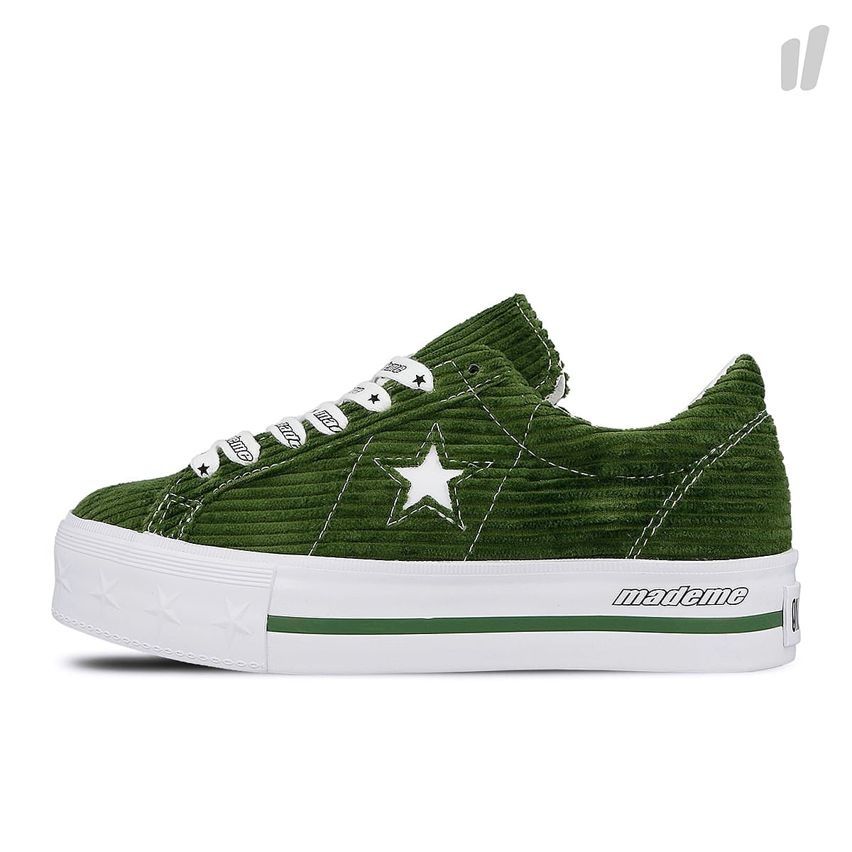 Converse one star platform ox Garden Green / White Sneakers 561392C | Overkill