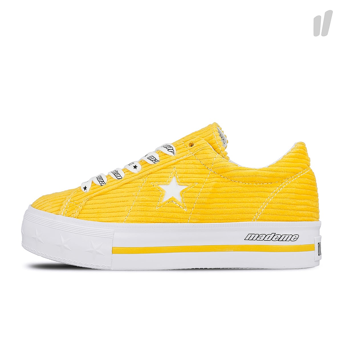 Converse one star platform ox Vibrant Yellow / White Sneakers 561393C | Overkill