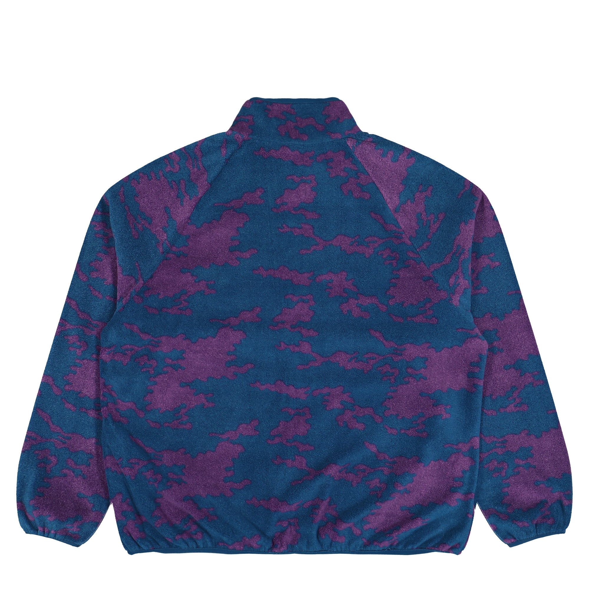 Parra Purple Darwin Camo Fleece Blue Fleece Jacket 56255 Close-up | Overkill