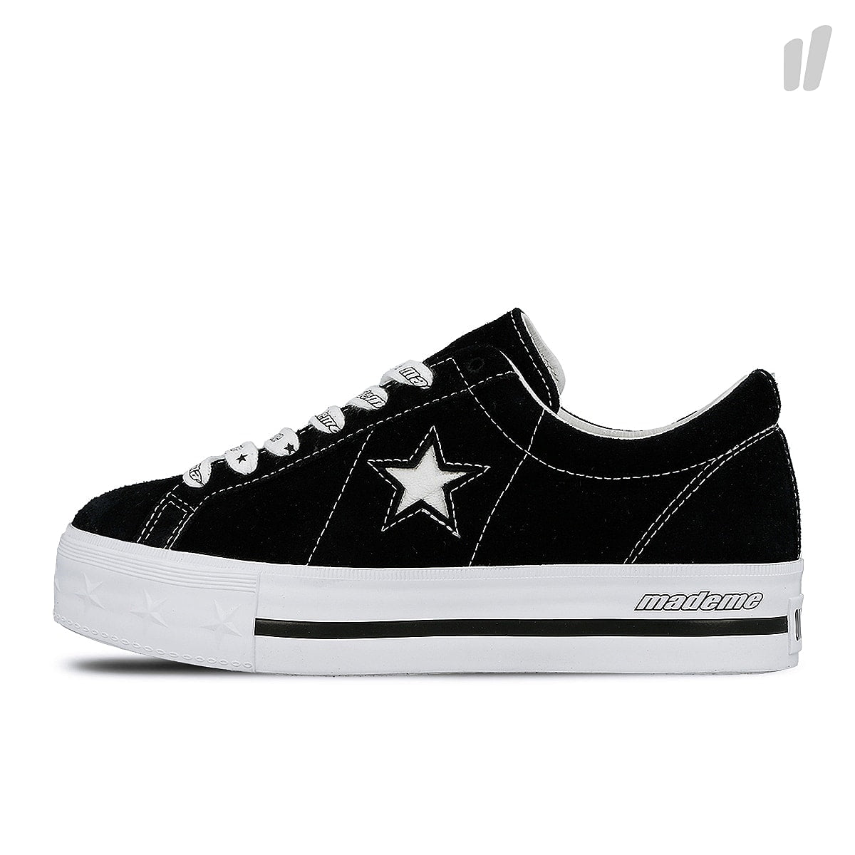 Converse one star platform ox Black / White / White Sneakers 562959C | Overkill