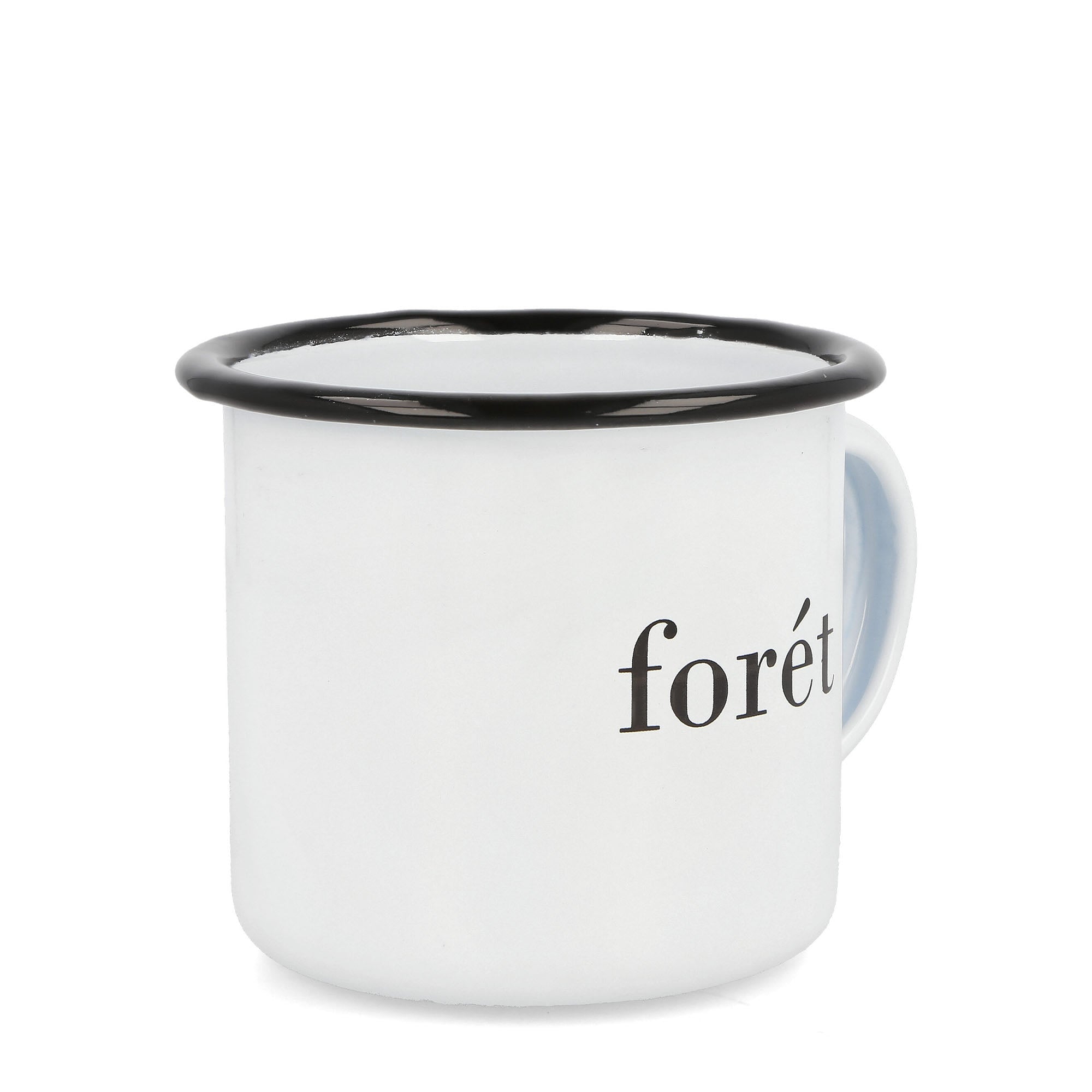 Forét Bean Enamel Mug White Mugs & Bottles Detailfoto | Overkill